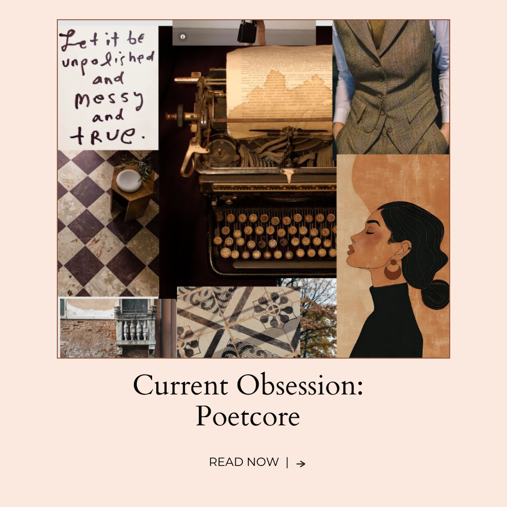 Poetcore is my favorite 2026 trend (and it makes me want to read more)