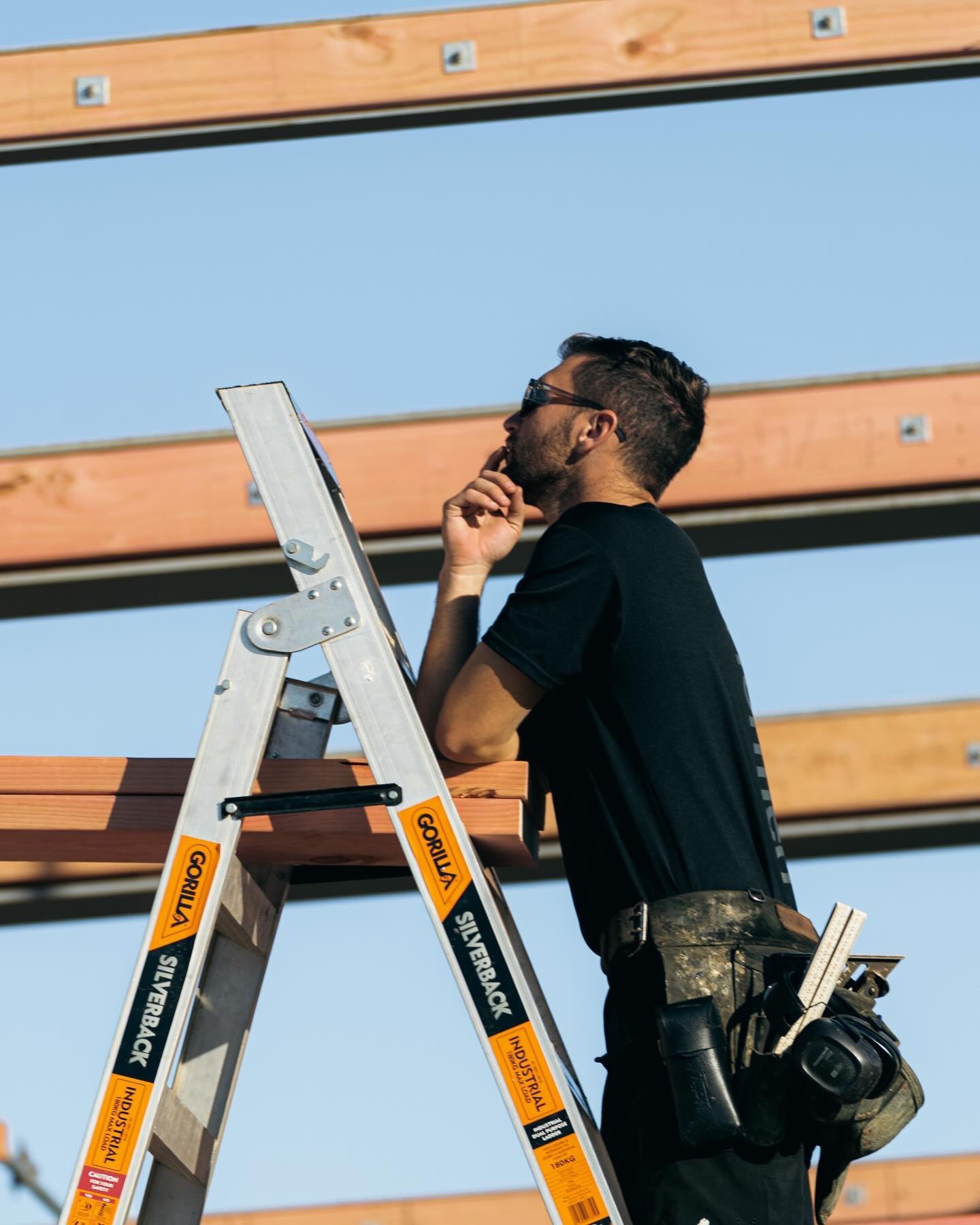 Taking a step back and think about the upcoming process is super key to success. 

Being able to visualise the steps to the finished product helps with the productivity on sites. 

@tradie.tom here thinking about what heights to set the rafters out t
