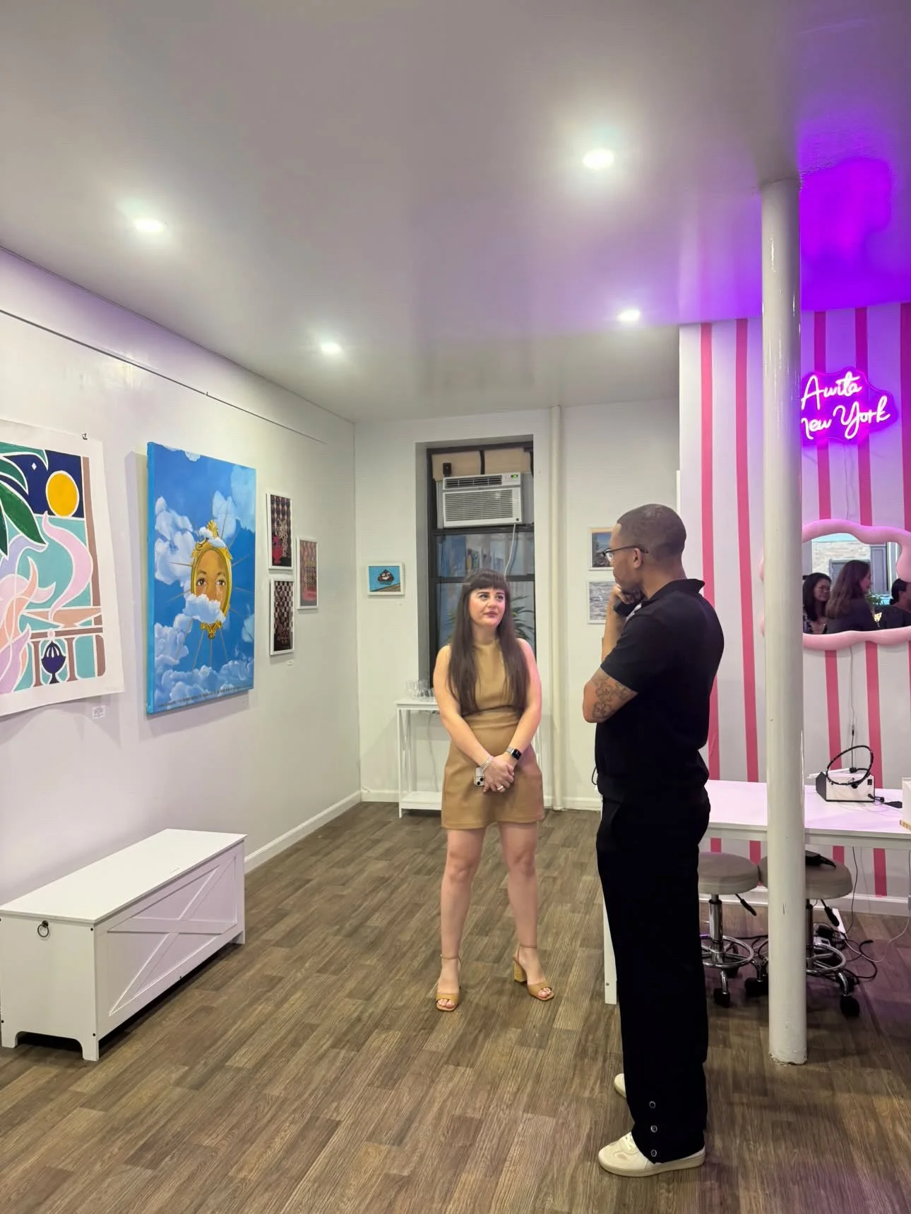 Being able to exhibit The Weight of Clouds feels like a full-circle moment. Not only because of what this painting means to me personally, but because of how relatable its message has become. To have the privilege of exhibiting it alongside other inc