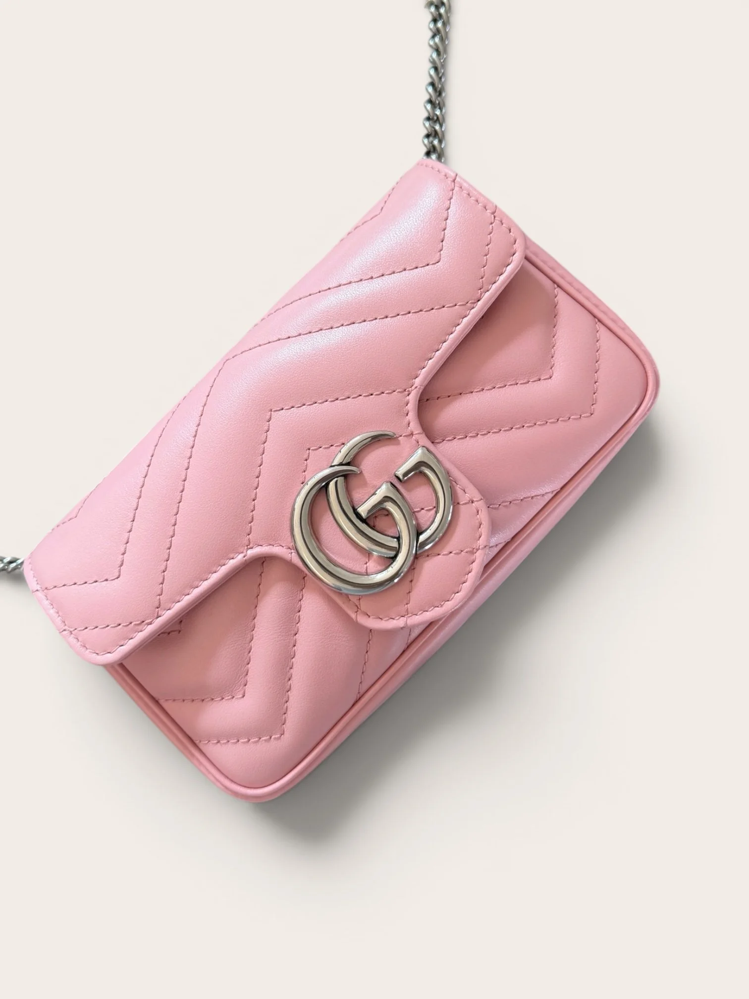 Gucci Marmont Pink Supermini