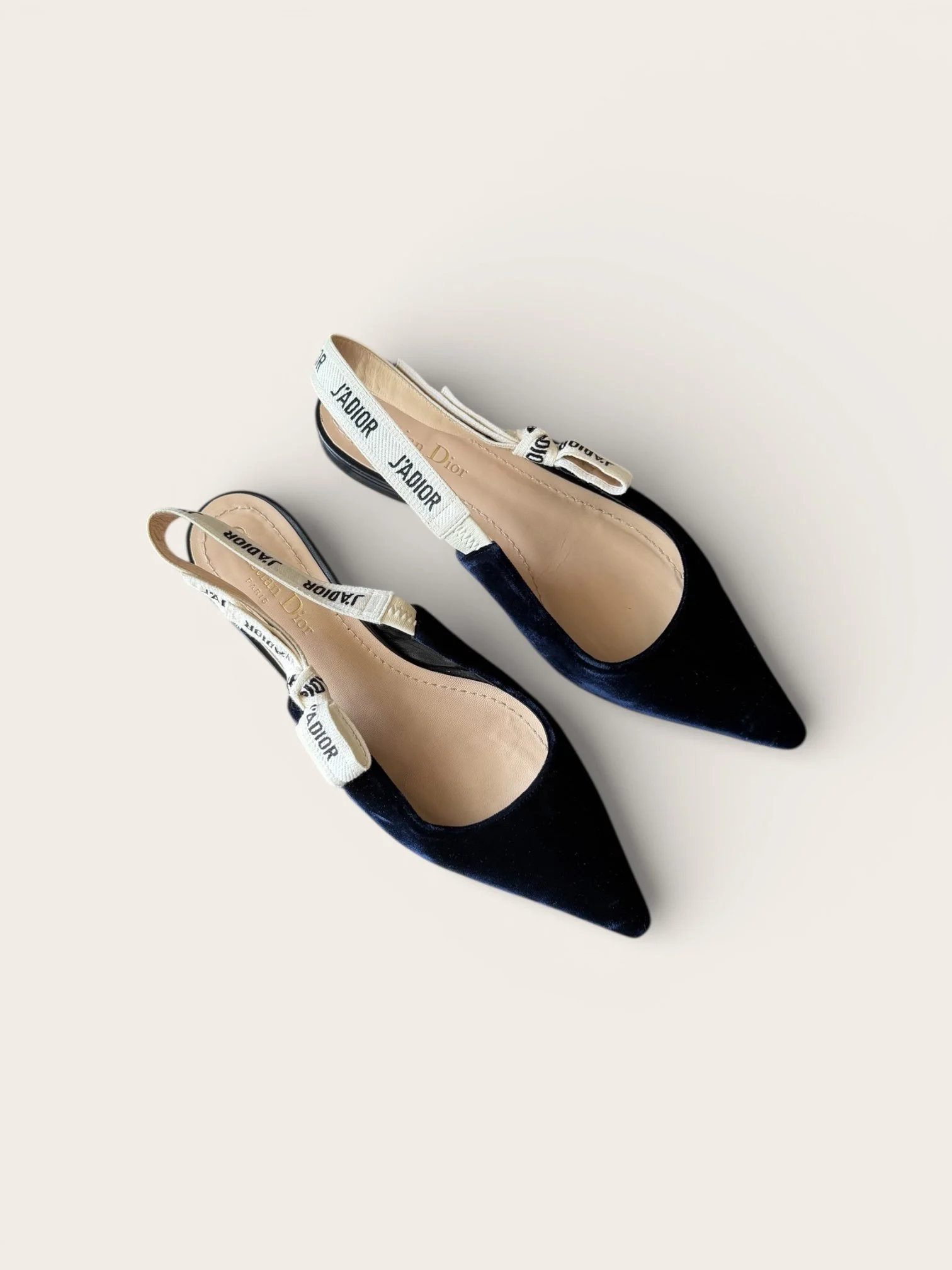 Dior J’adore Dark Navy flats