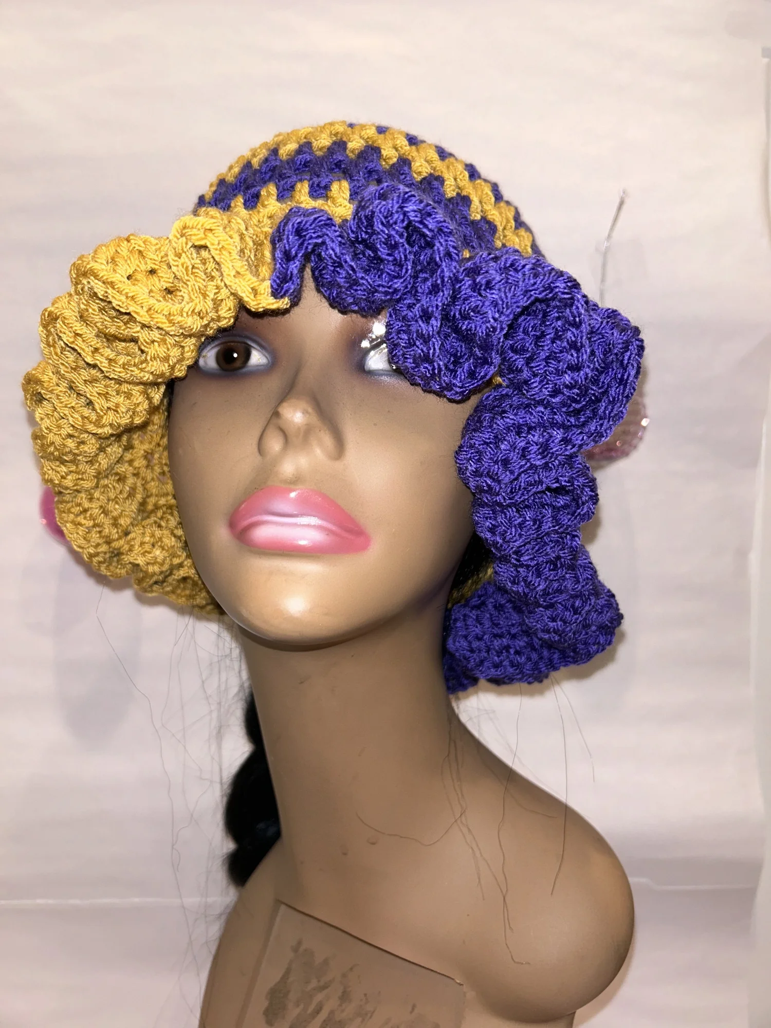 Perverze Scalloped Crochet Headdressニット帽 Antigua Head Scarf - Pearl White - JMP The Label