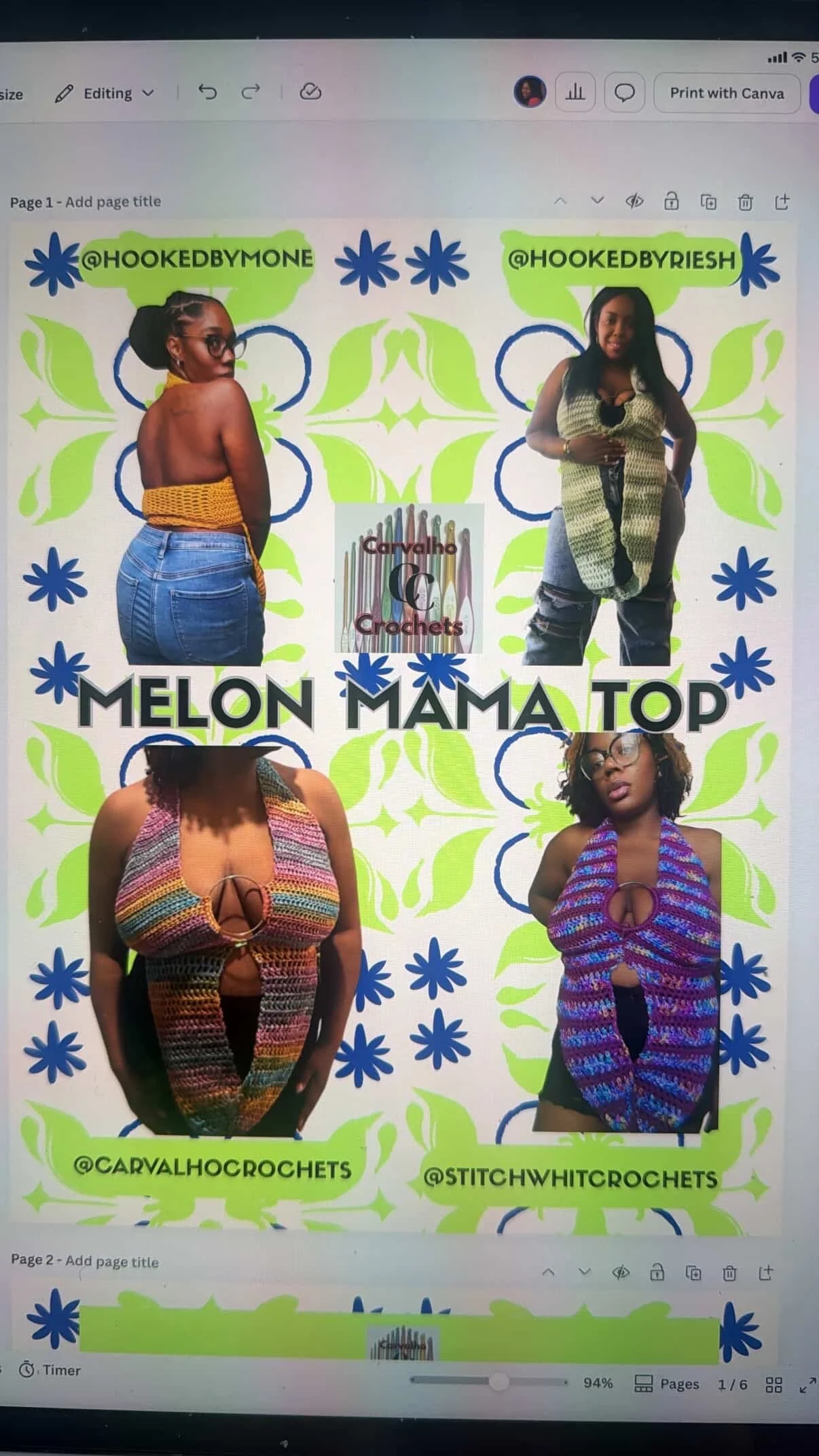 Melon Mama Crochet Top