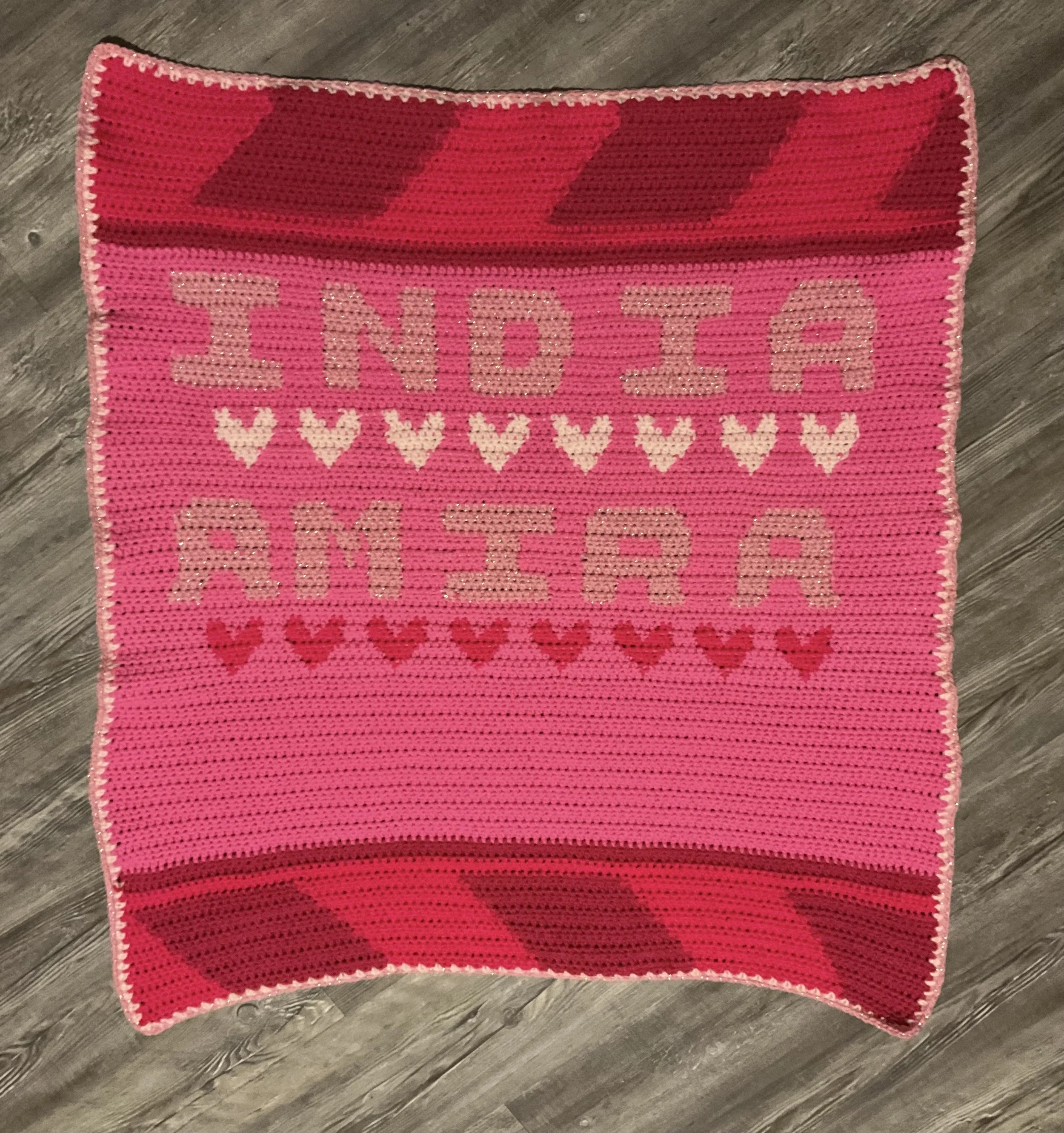 Monogram Baby Blanket