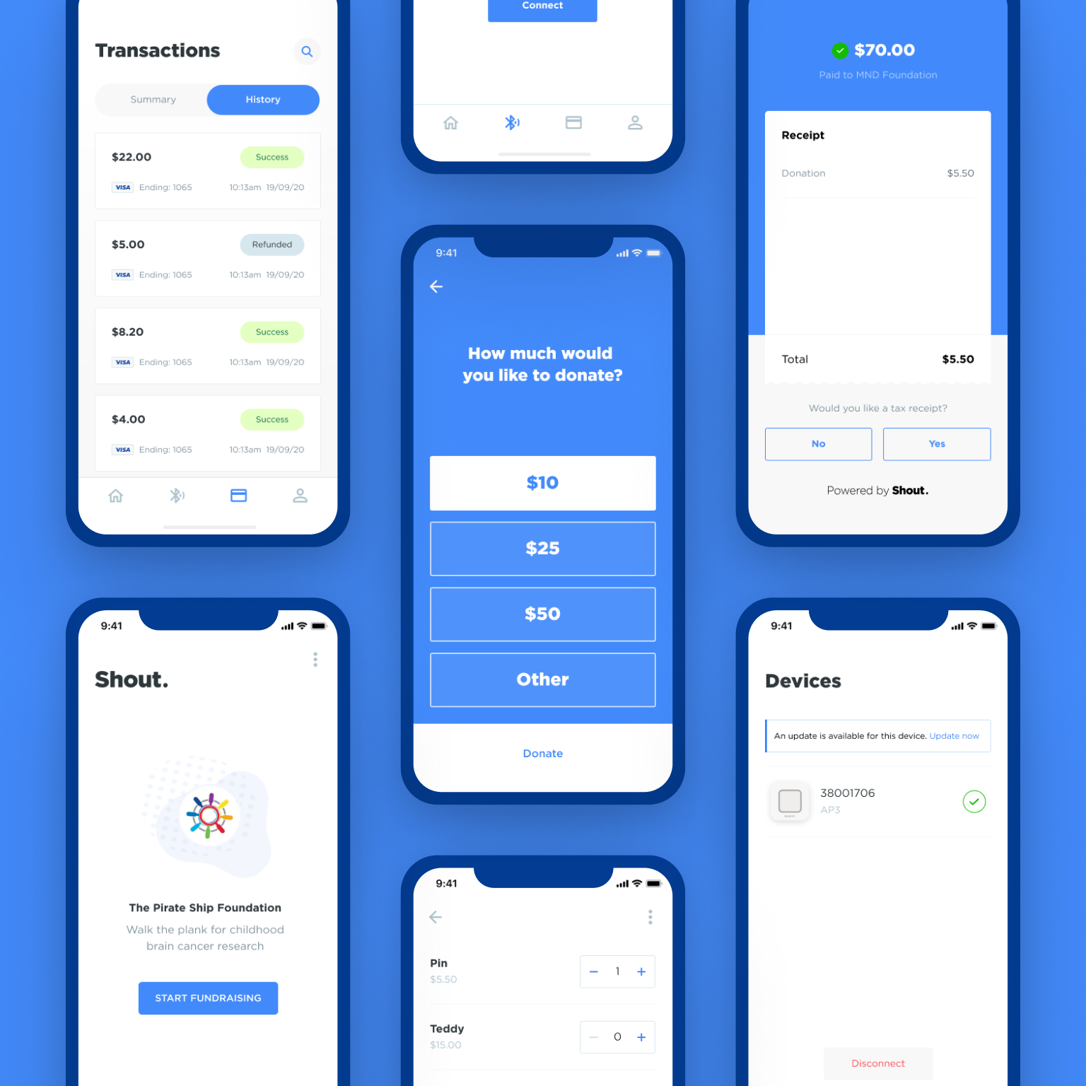 Fundraising on the go!