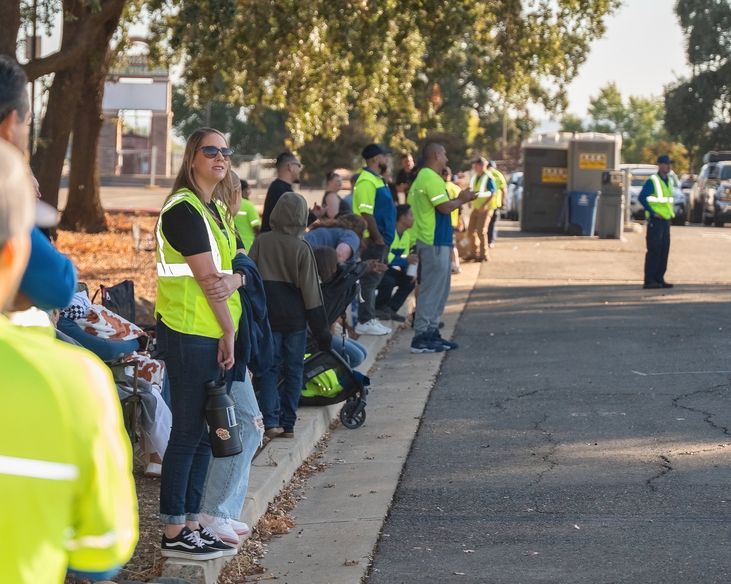 Crowd watching Republic Services Road-eo obstacle course event Sacramento event photographer