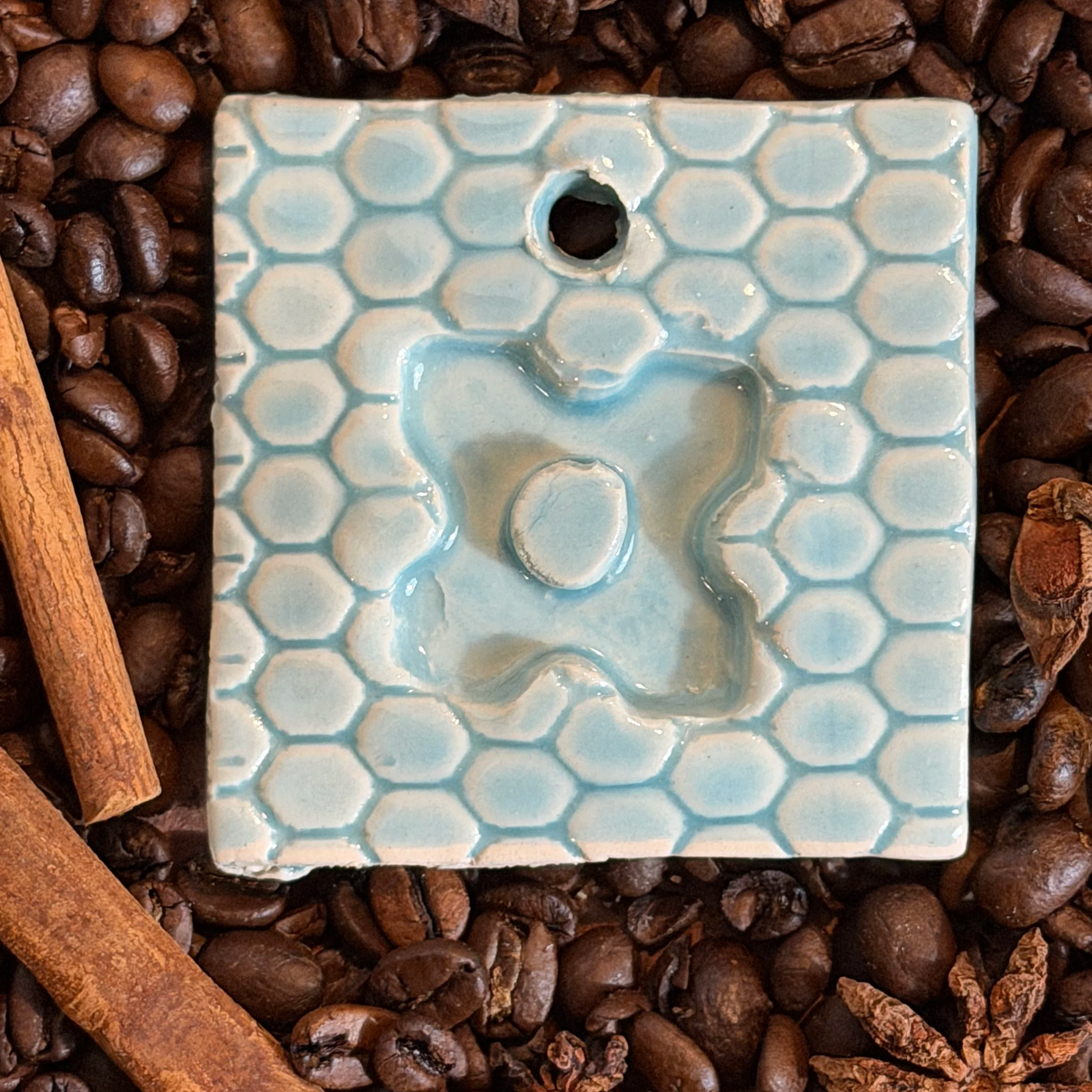 Blue Celadon Test Tile