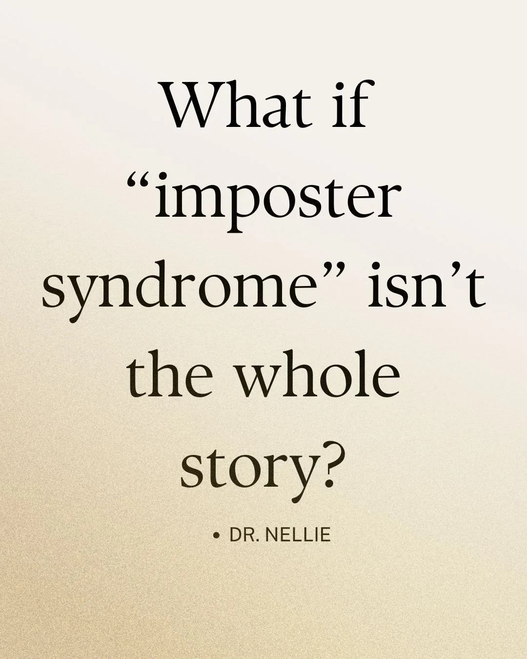 A student says, &ldquo;I don&rsquo;t feel like I belong here.&rdquo;⁠
⁠
Too often, we respond by helping students feel less like imposters. While well-intentioned, many of these approaches start from the assumption that the problem is located within 