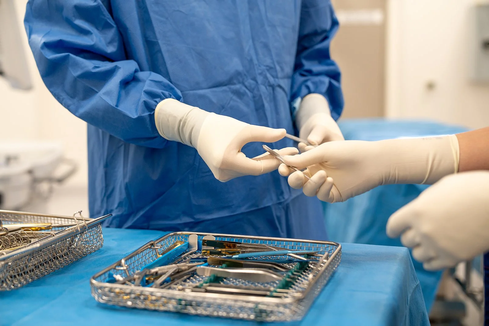 Cosmetic surgery instruments detail Melbourne surgical photography