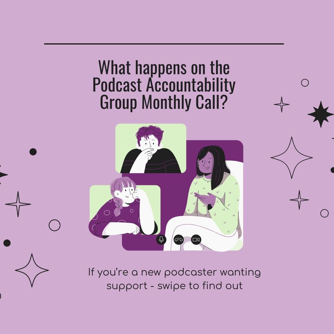 New Podcasters: Looking for Support?

Join the next monthly Podcast Accountability Group

So you can:

👉 Connect with other Podcasters on this Journey

👉 Plan your growth for the next month

👉 Get expert advice from Podcast Manager, Min @adminaven