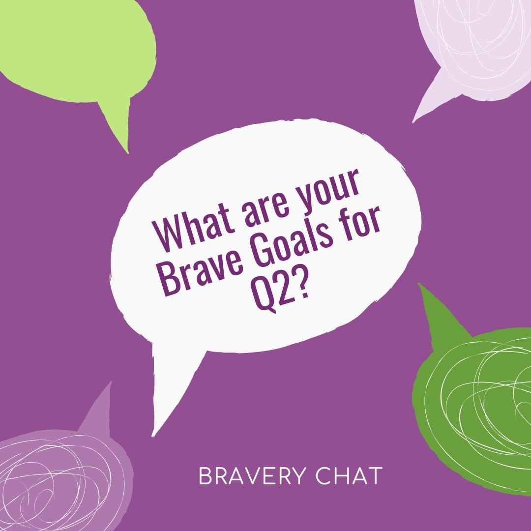 Coaches: Share, Connect &amp; Inspire👇

What Brave Goals are you working on in Q2 (April - June)?

What fears and objections in your mind do you need to overcome to really make it happen this Quarter?

For me, I&rsquo;m working on building the Email