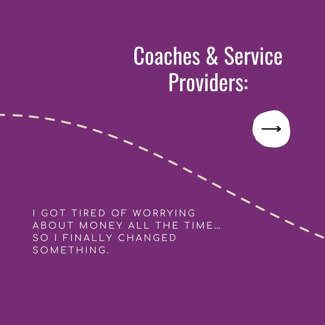 𝐂𝐨𝐚𝐜𝐡𝐞𝐬 &amp; 𝐒𝐞𝐫𝐯𝐢𝐜𝐞 𝐏𝐫𝐨𝐯𝐢𝐝𝐞𝐫𝐬: 𝐈 𝐠𝐨𝐭 𝐭𝐢𝐫𝐞𝐝 𝐨𝐟 𝐰𝐨𝐫𝐫𝐲𝐢𝐧𝐠 𝐚𝐛𝐨𝐮𝐭 𝐦𝐨𝐧𝐞𝐲&hellip; 𝐬𝐨 𝐈 𝐜𝐡𝐚𝐧𝐠𝐞𝐝 𝐬𝐨𝐦𝐞𝐭𝐡𝐢𝐧𝐠.

For months, I avoided my finances.

I was behind.

I felt anxious every time 