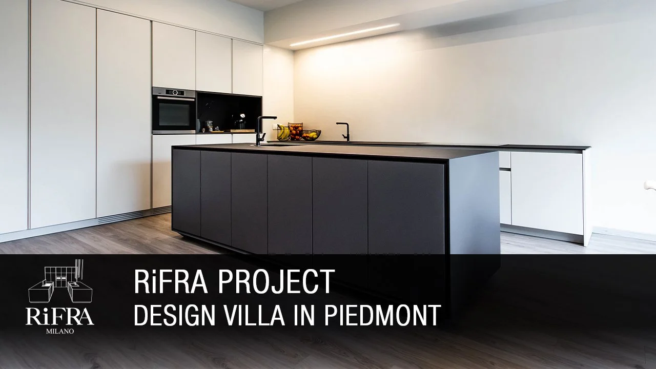 VILLA DESIGN MEUBLEE AVEC CUISINE RiFRA DANS LE VAL VIGEZZO, PIEDMONT.