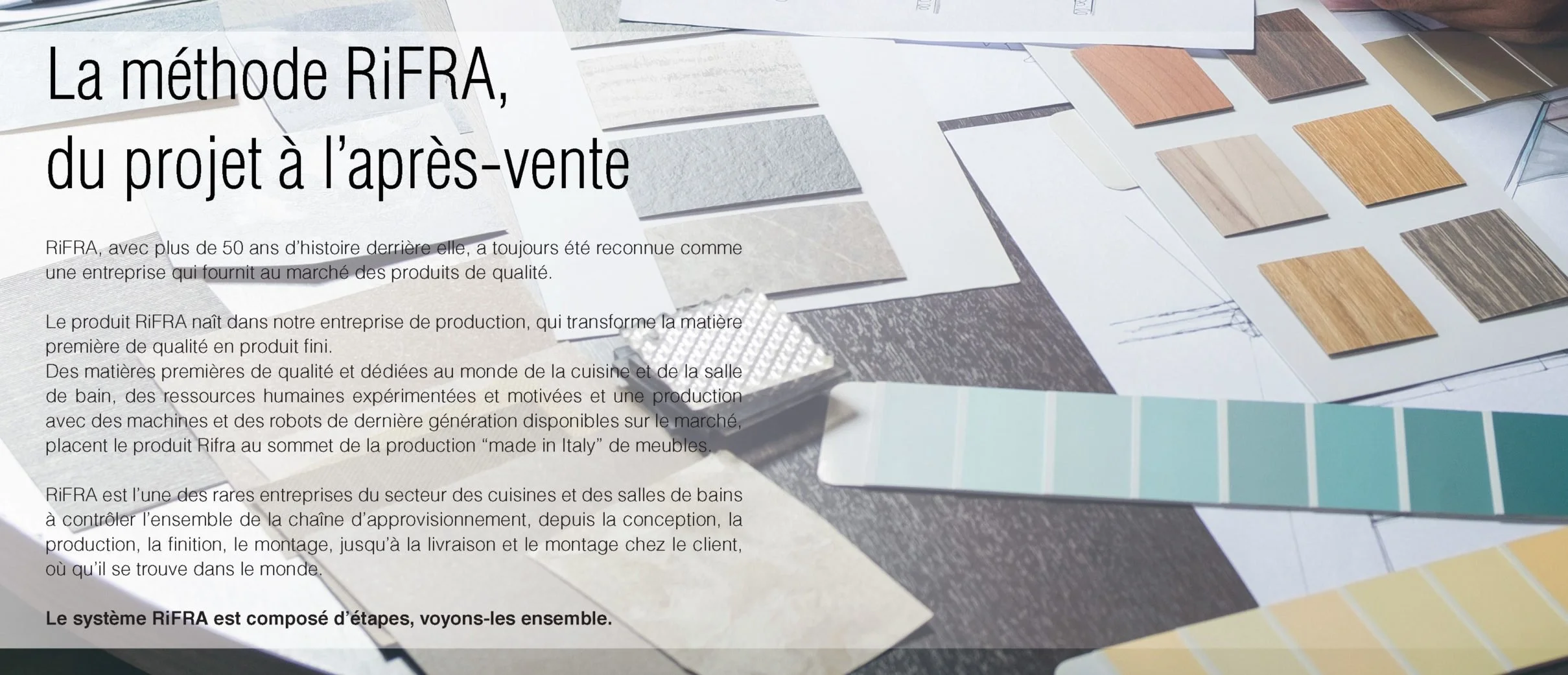 La méthode RiFRA, du projet à l'après-vente