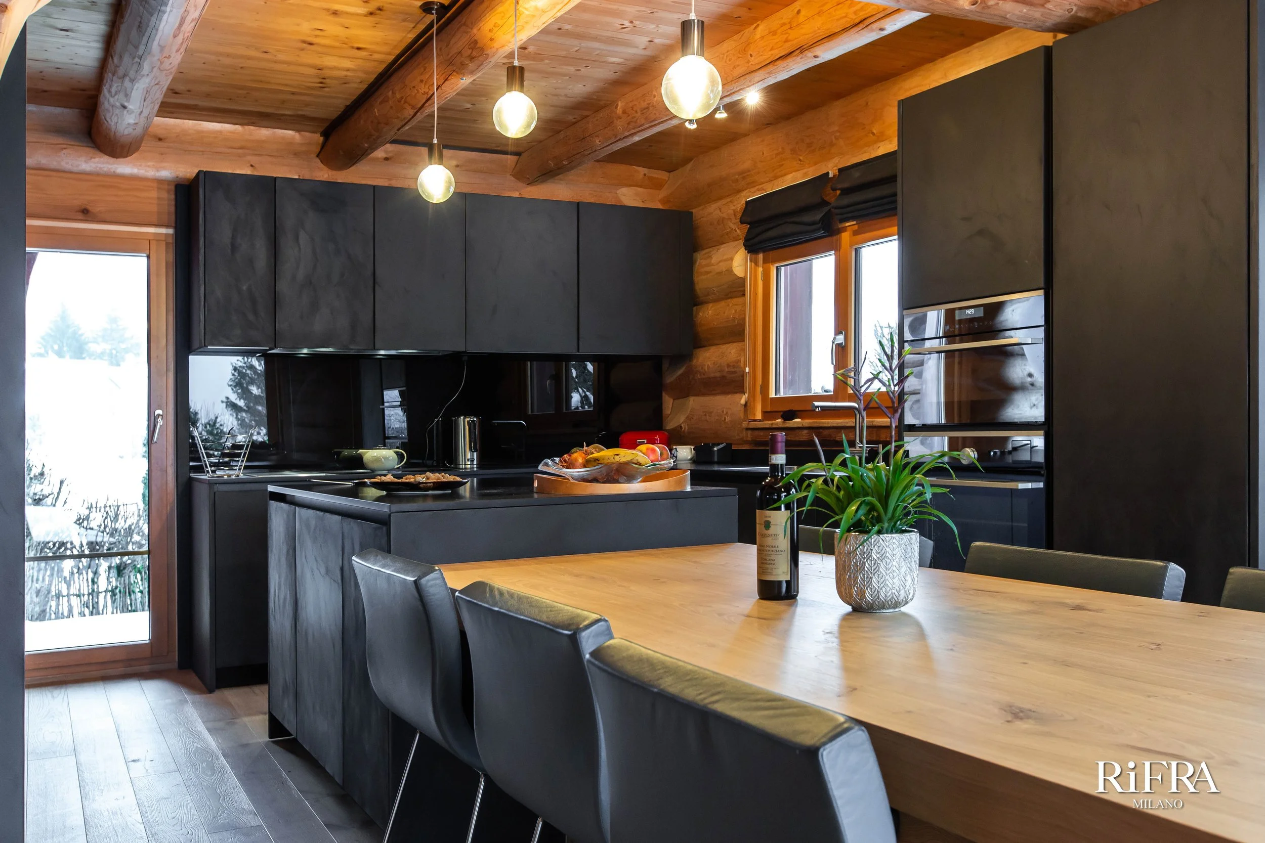 Nature rencontre Design: La Cuisine RiFRA dans le Canton de Vaud en Suisse