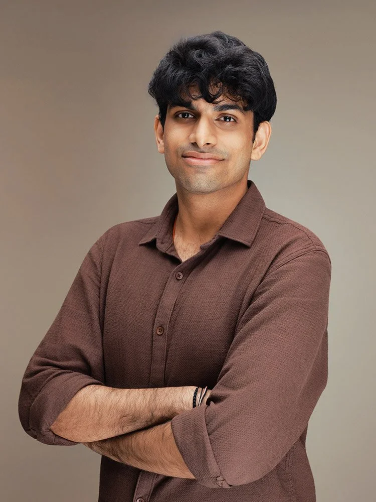   A professional headshot  