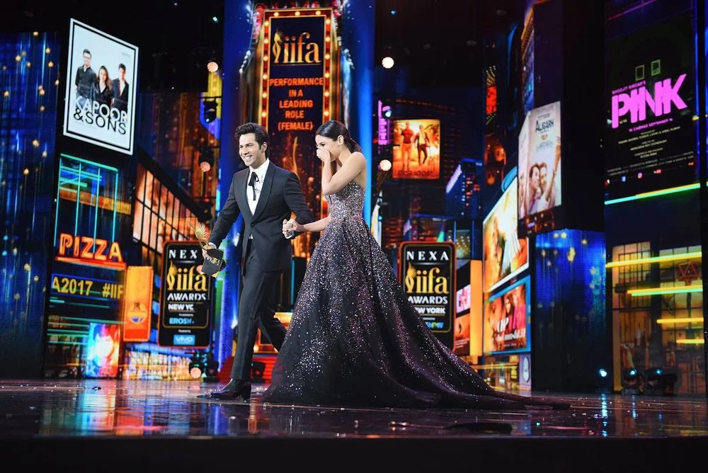NYC corporate event photography of a theater performance and live stage presentation