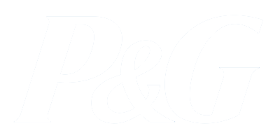 Procter & Gamble logo, featuring stylized letters "P&G" on a white background.