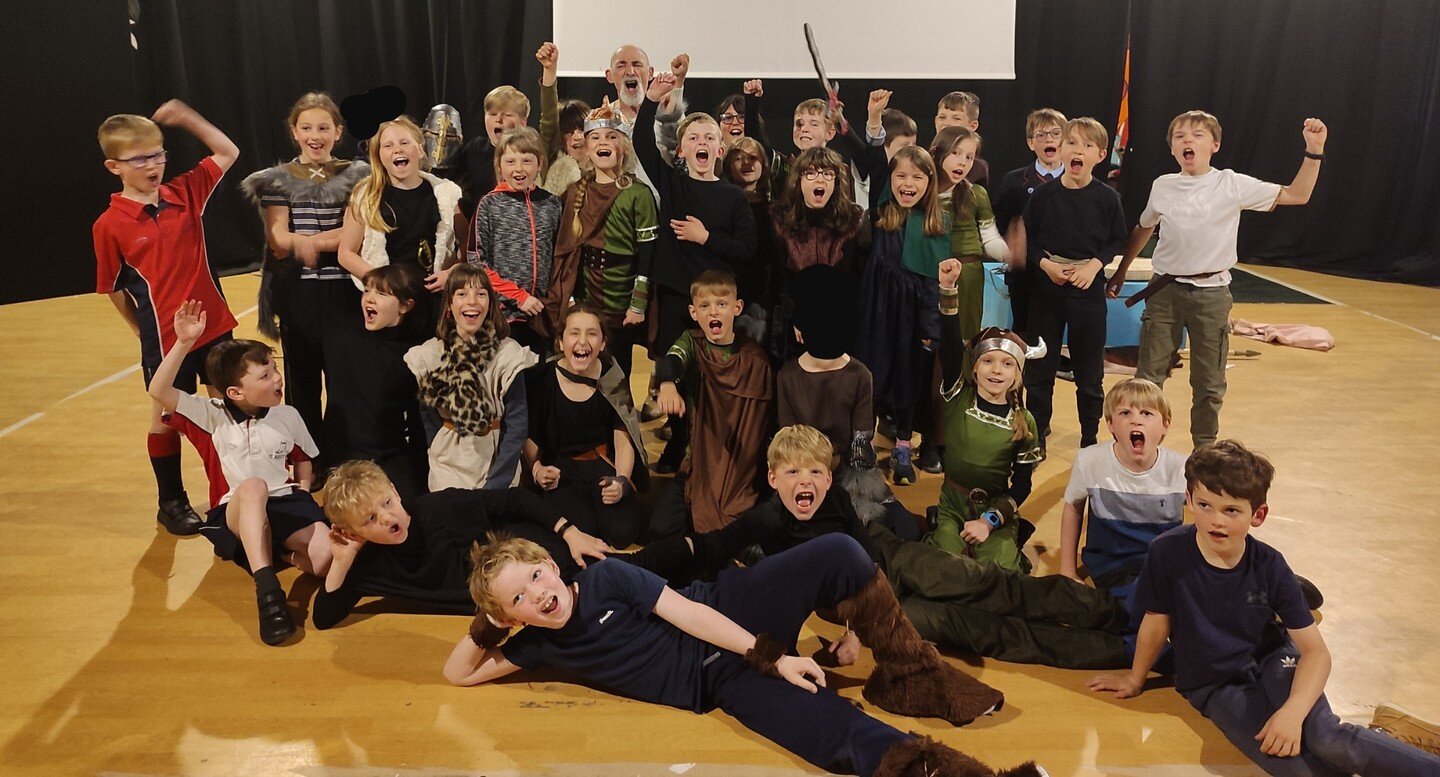 Theme days are a great way for children to immerse themselves into their topics. On Tuesday our Year 4 children went back to Viking times and learned how to go into battle, how to hold their swords and shields, what to chant, how to protect themselve
