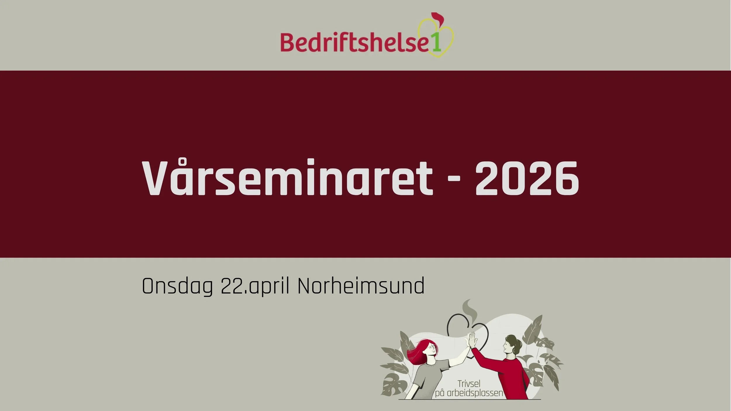 Open påmelding til vårseminar 2026