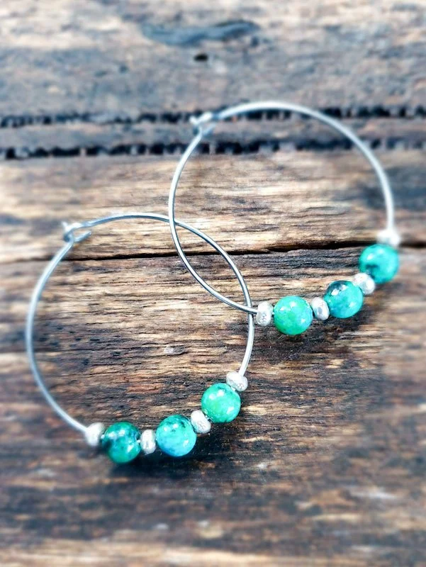 Chrysocola Hoop Earrings 1.jpg