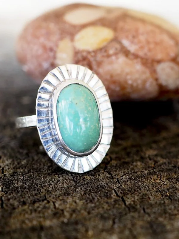 Afgan Turquoise Statement Handcrafted Ring