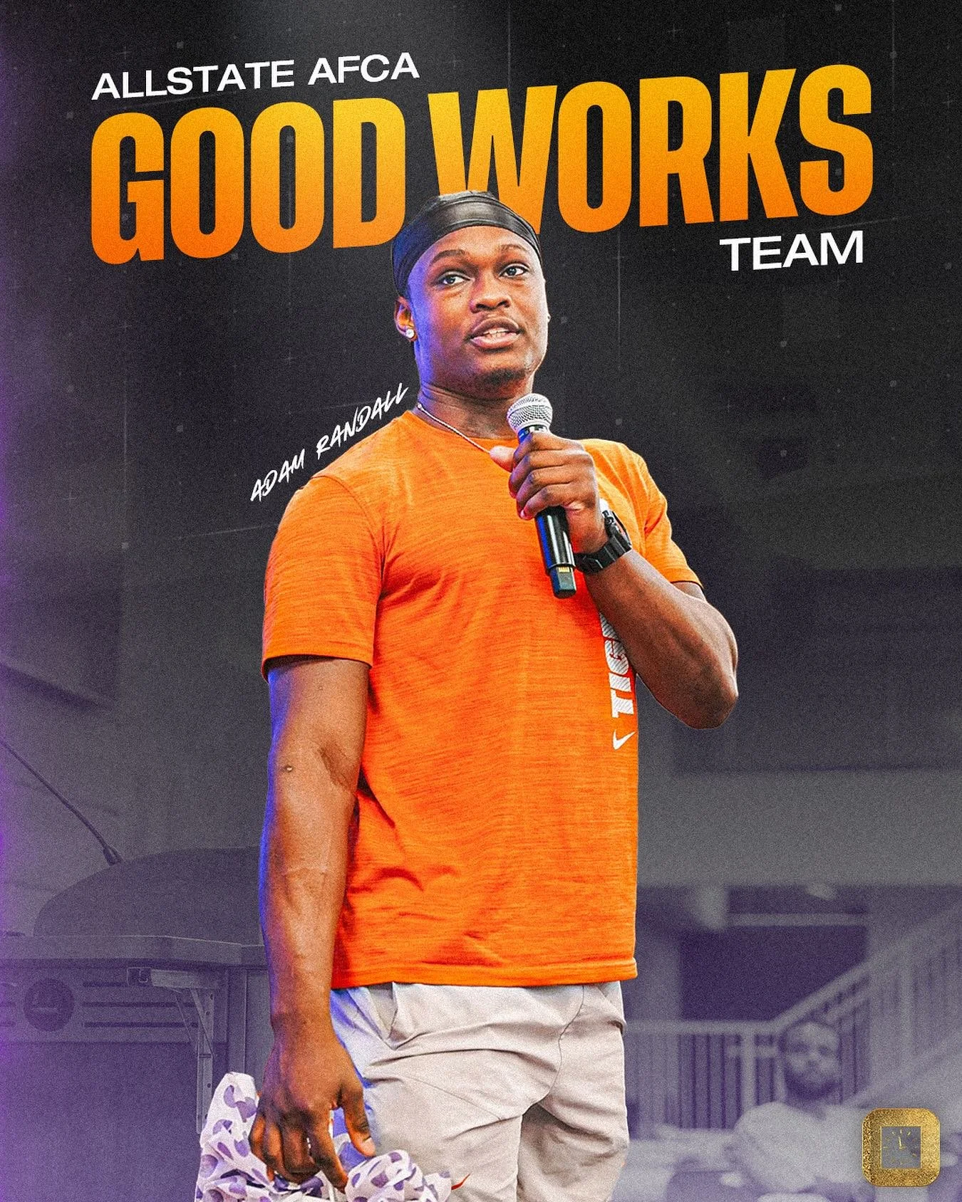 Congratulations to Adam Randall for being named to the Allstate AFCA Good Works Team🏈

Adam was one of 22 players in NCAA Football selected for the honor, and the 10th player in @clemsonfb program history to be selected.

The Allstate AFCA Good Work