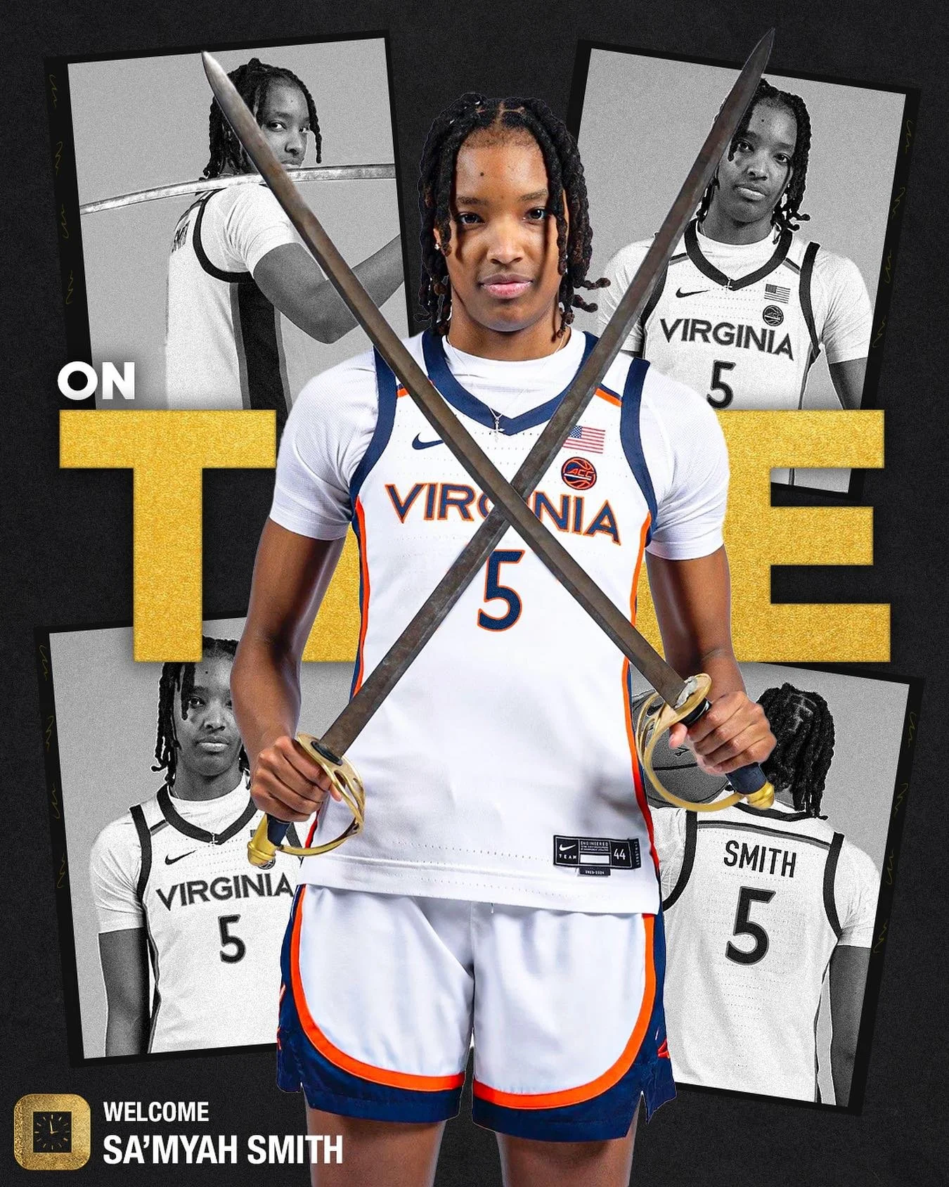 Sa&rsquo;Myah Smith (@_sa.myahh_) is officially ON TIME. A rising star from Texarkana, Texas, a national champion at LSU, and now continuing her journey at Virginia. We can&rsquo;t wait for what&rsquo;s to come ⭐️⌚️