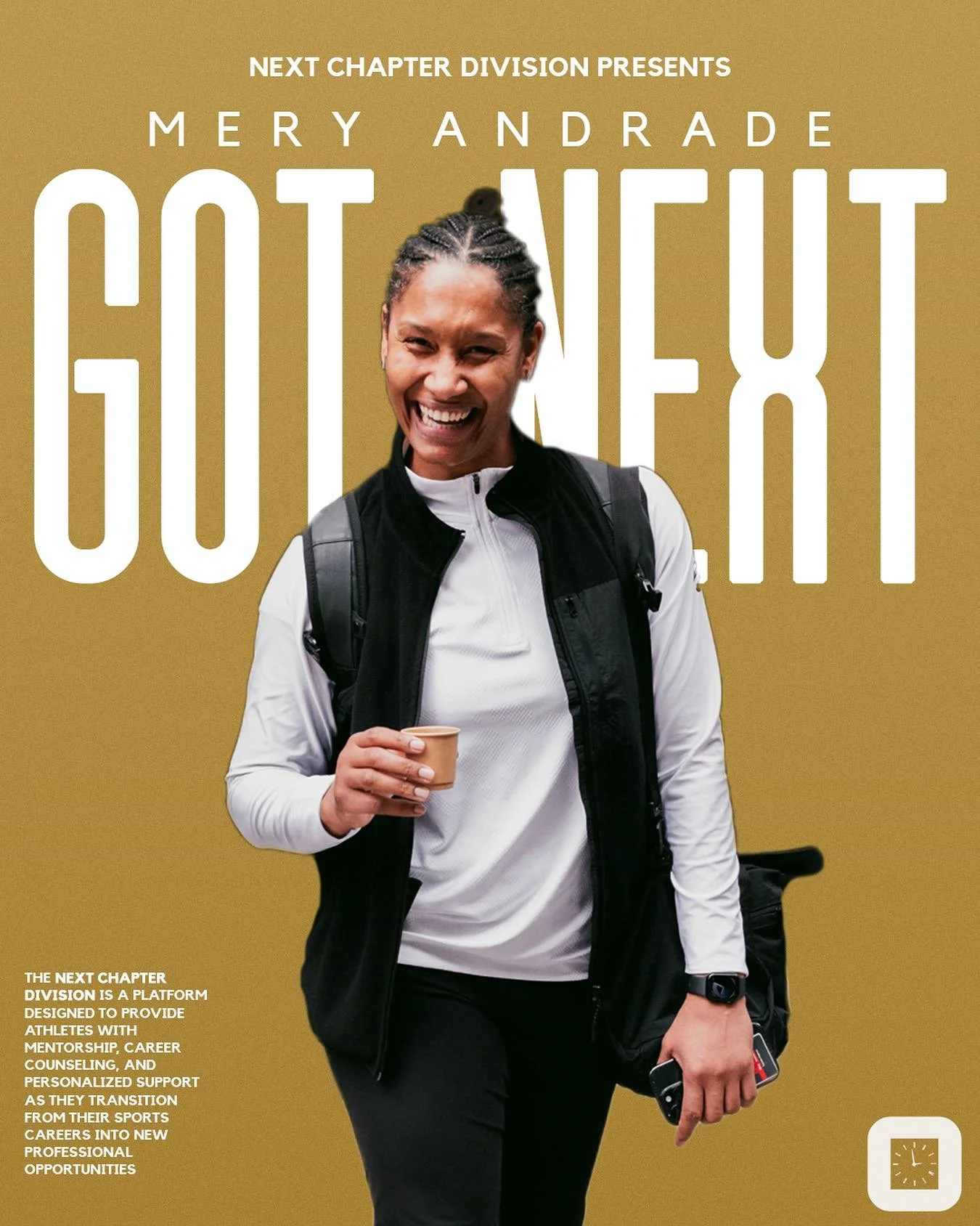 We’re thrilled to announce the signing of Toronto Raptors assistant coach, Mery Andrade—the first NBA coach to join our Next Chapter Division⌚️
Mery’s nearly 16-year pro career included the WNBA, Italy, and her home country, Portug