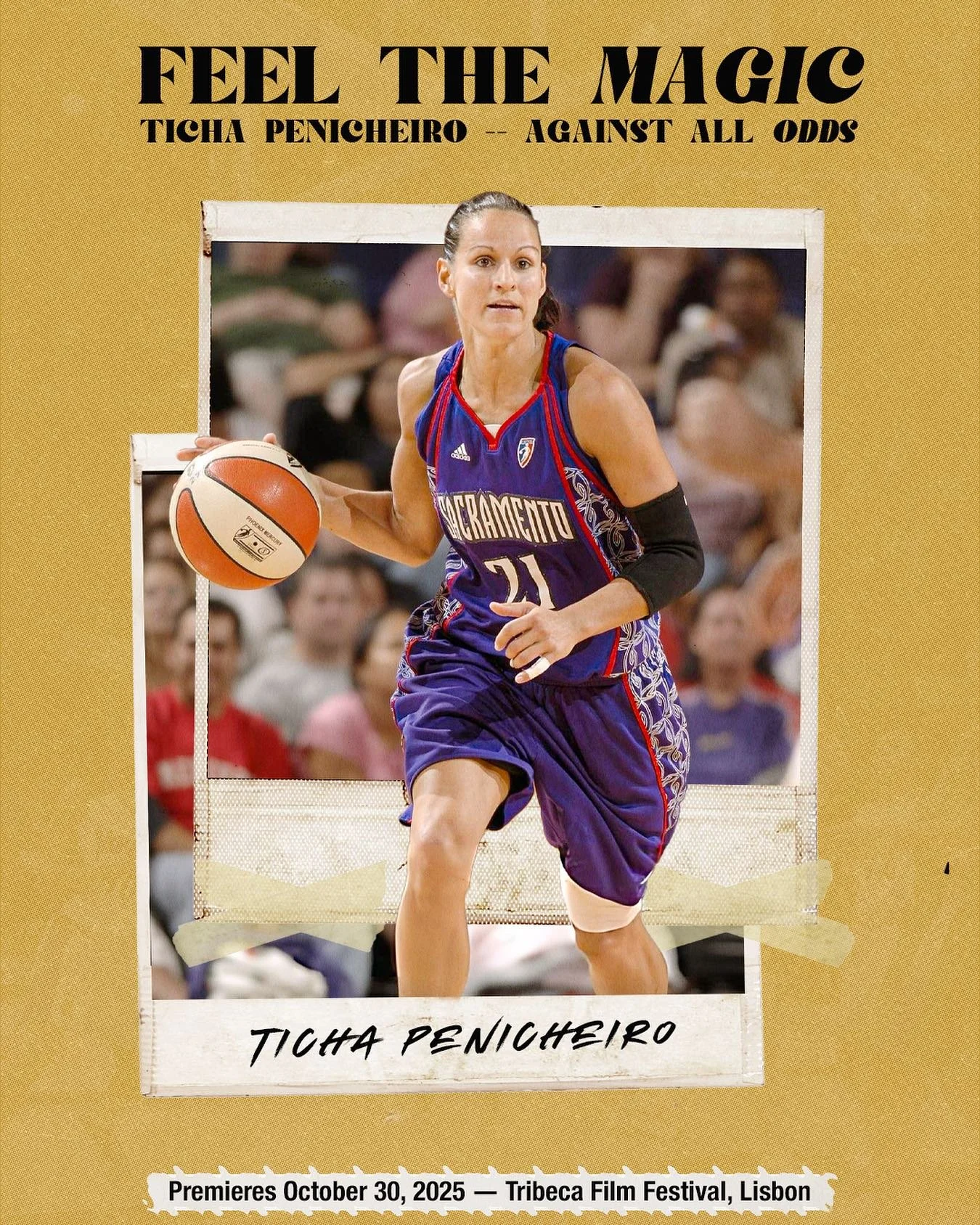 We’re thrilled to celebrate the premiere of Feel The Magic: Ticha Penicheiro — Against all Odds🎥✨ 
Our very own @tichapenicheiro — WNBA champion, trailblazer, and one of the game’s all-time greats — will see her docume