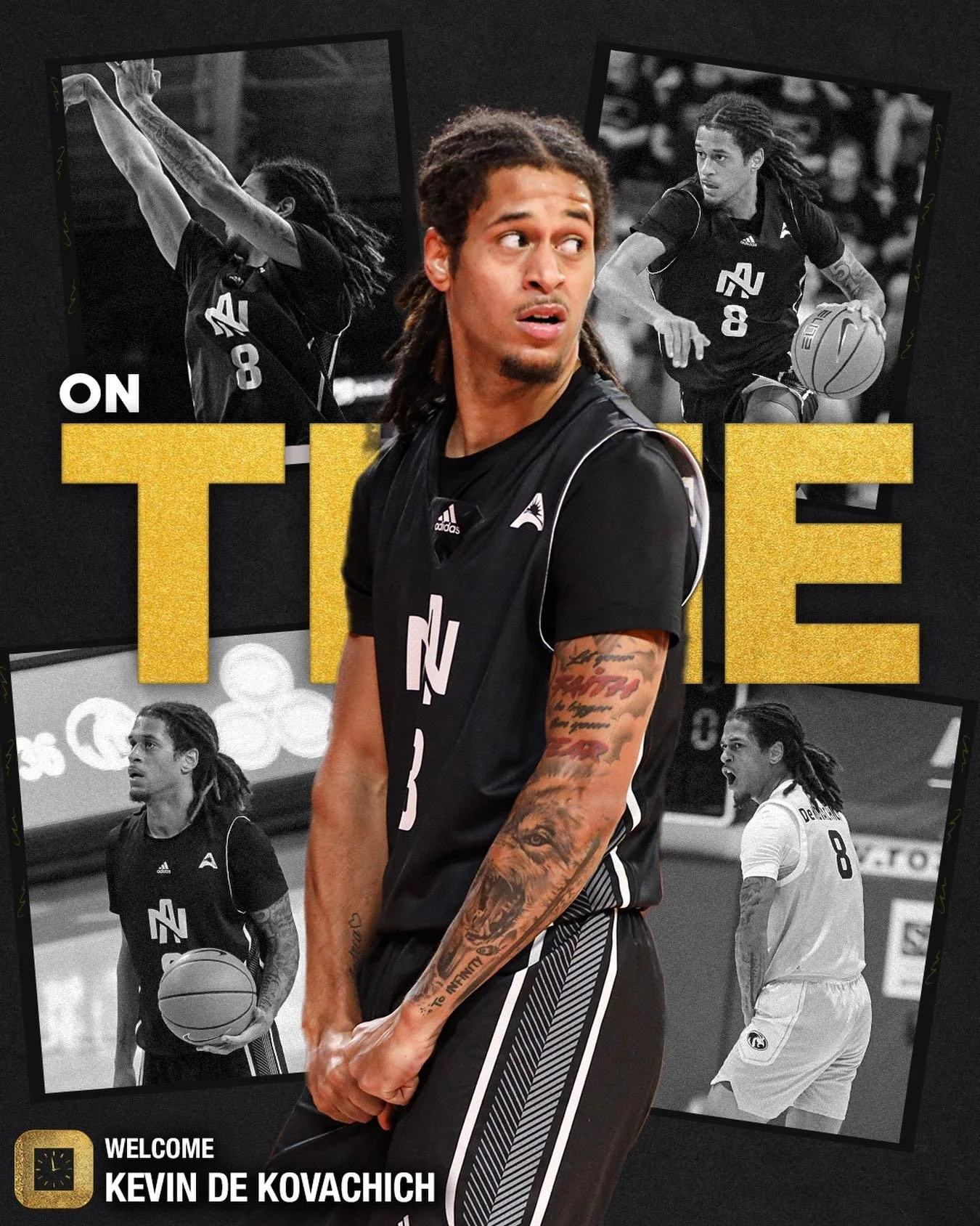 Kevin de Kovachich is officially ON TIME. A standout sophomore at North Alabama, Kevin&rsquo;s journey is just getting started. We&rsquo;re excited to have him on board. Welcome @kevin_dekovachich8⌚