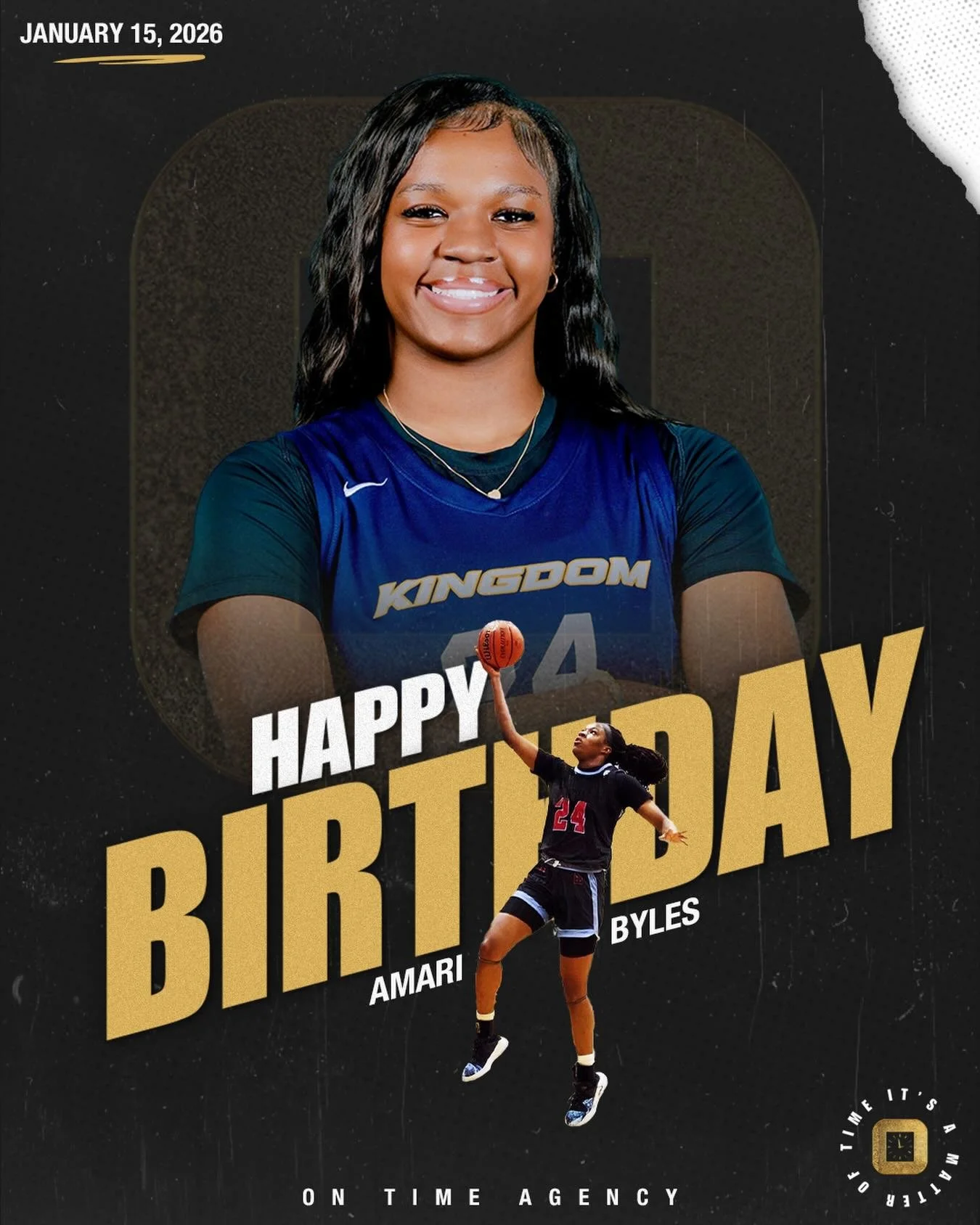 Happy birthday to @amari.byles🎂 Another year of blessings on the way. Keep working. Keep shining🌟