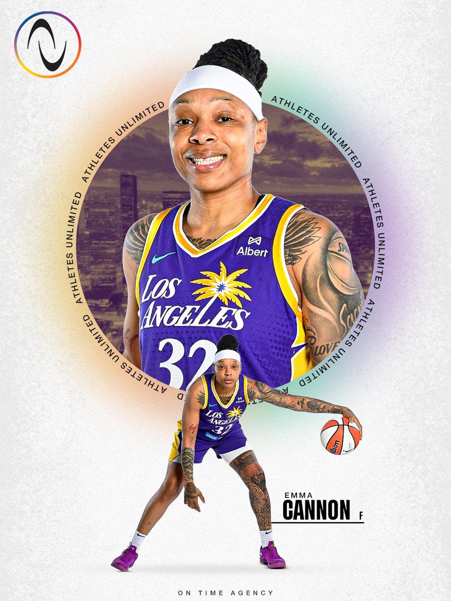 Wishing @clickclackcannon the best as she tips off Week 1 of Athletes Unlimited Pro Basketball with the Glow at 6:30 PM/EST⌚️