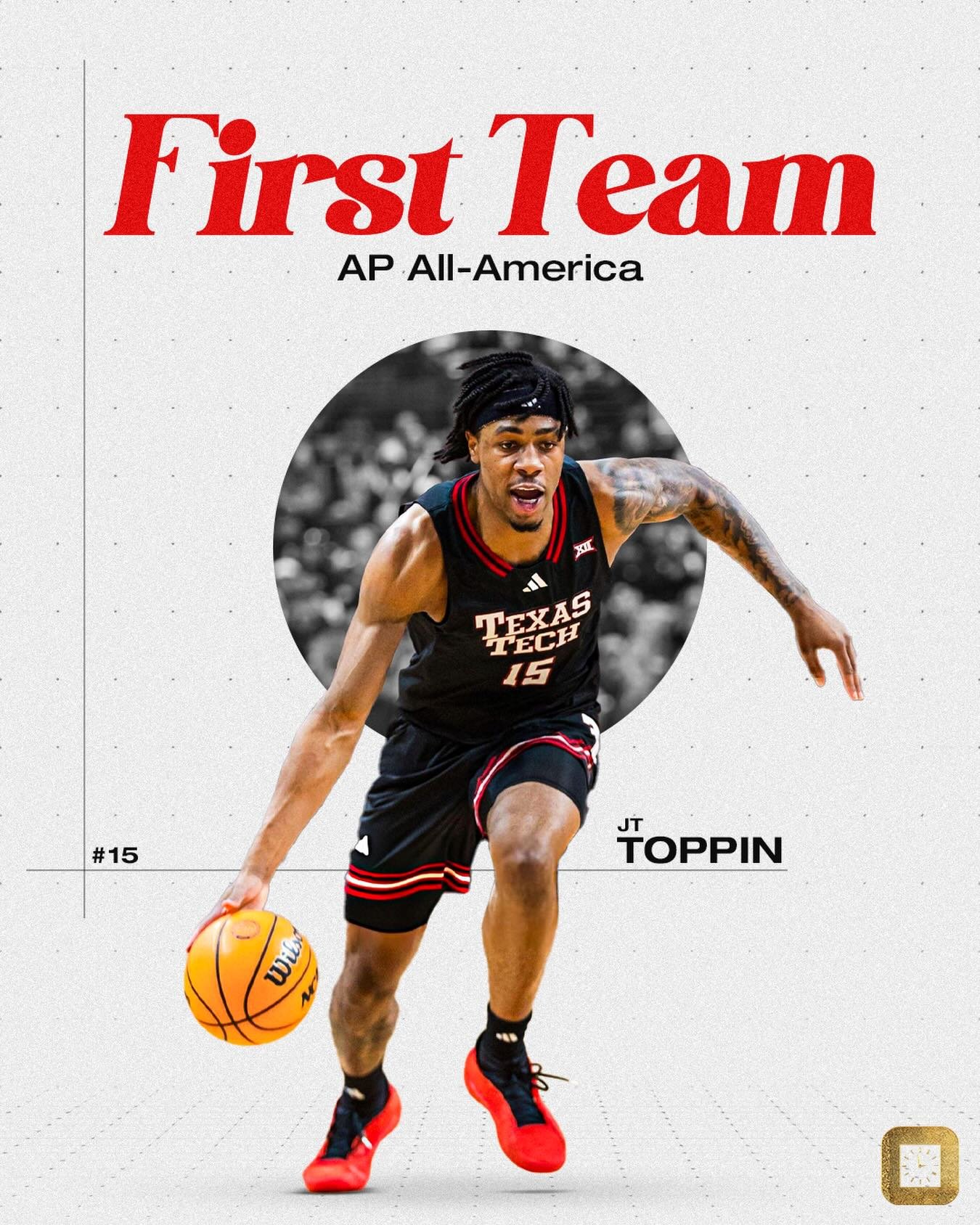 Congratulations @j1izzle for earning AP First Team All-America honors! We&rsquo;re thrilled to see you recognized for all the work you put in⌚️

JT becomes the first Texas Tech player in program history to be named AP All-America First Team. He&rsquo