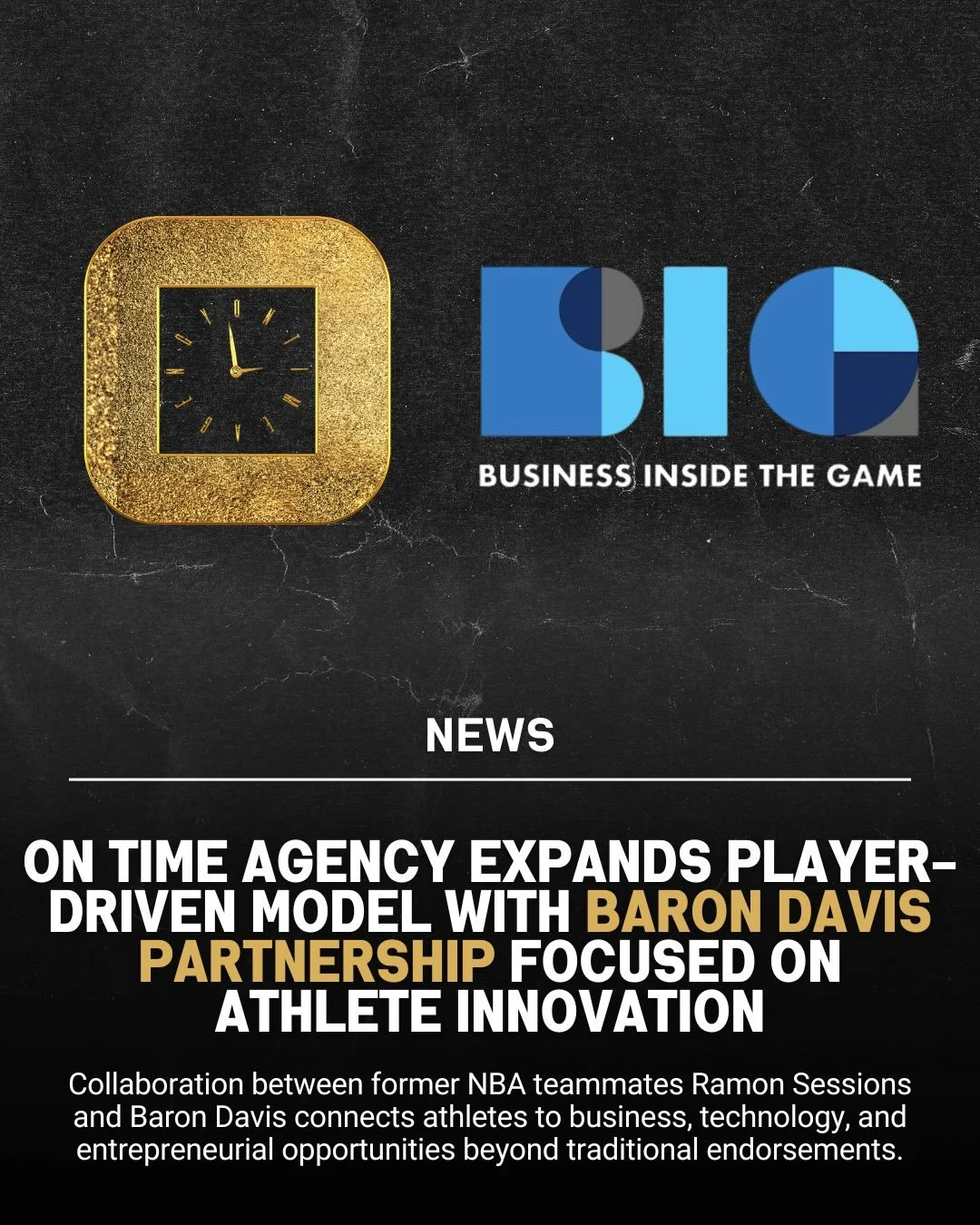 We&rsquo;re thrilled to announce the strategic partnership between On Time Agency and Business Inside The Game. Together, we&rsquo;re able to expand and elevate the player-driven model to new heights.

This partnership is a testament to the trust and