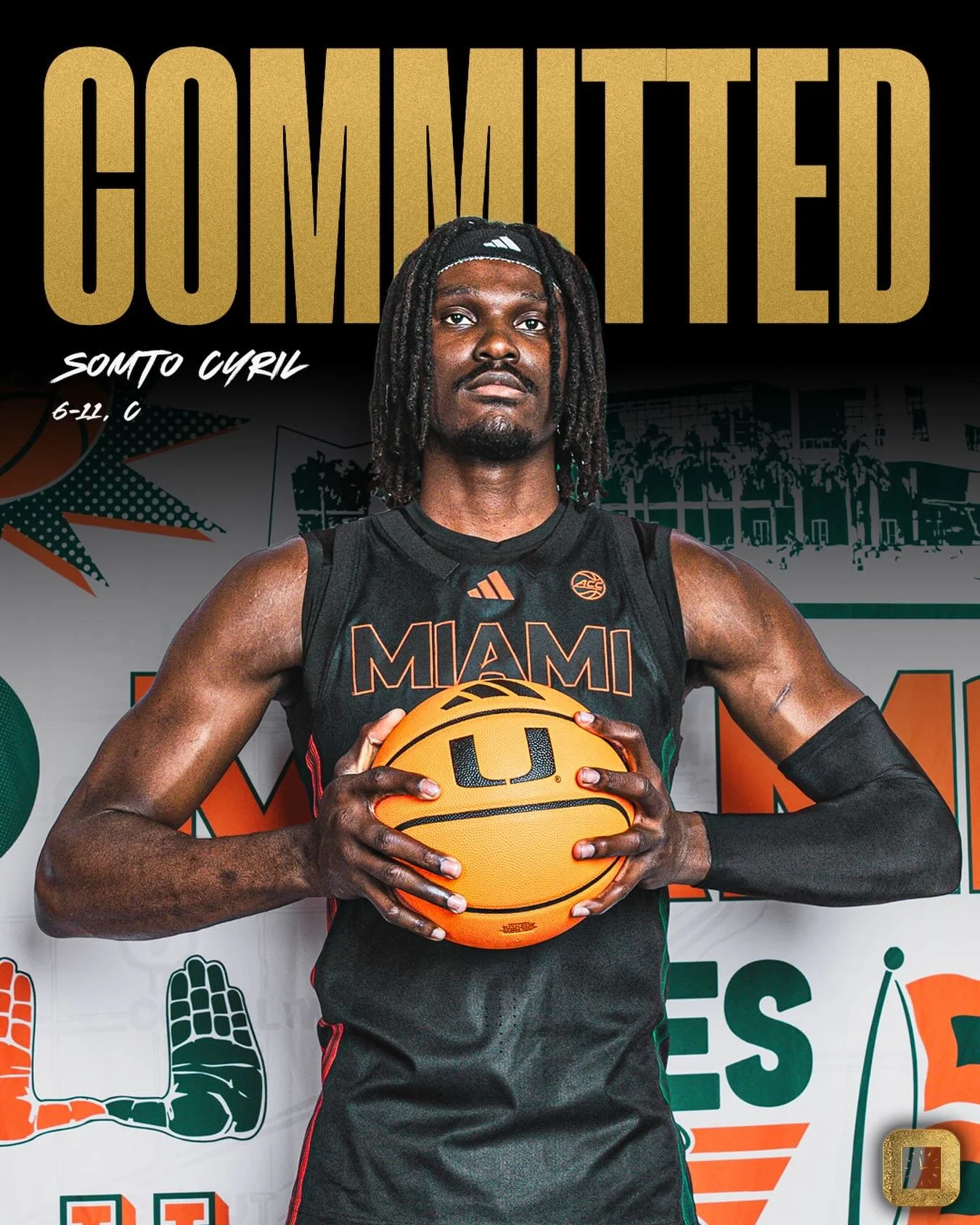 Congratulations @somtocyril on committing to the University of Miami for the 2026-27 season! Somto led the SEC in blocked shots and was named SEC All-Defensive Team in 2025-26. Let&rsquo;s get to work⌚