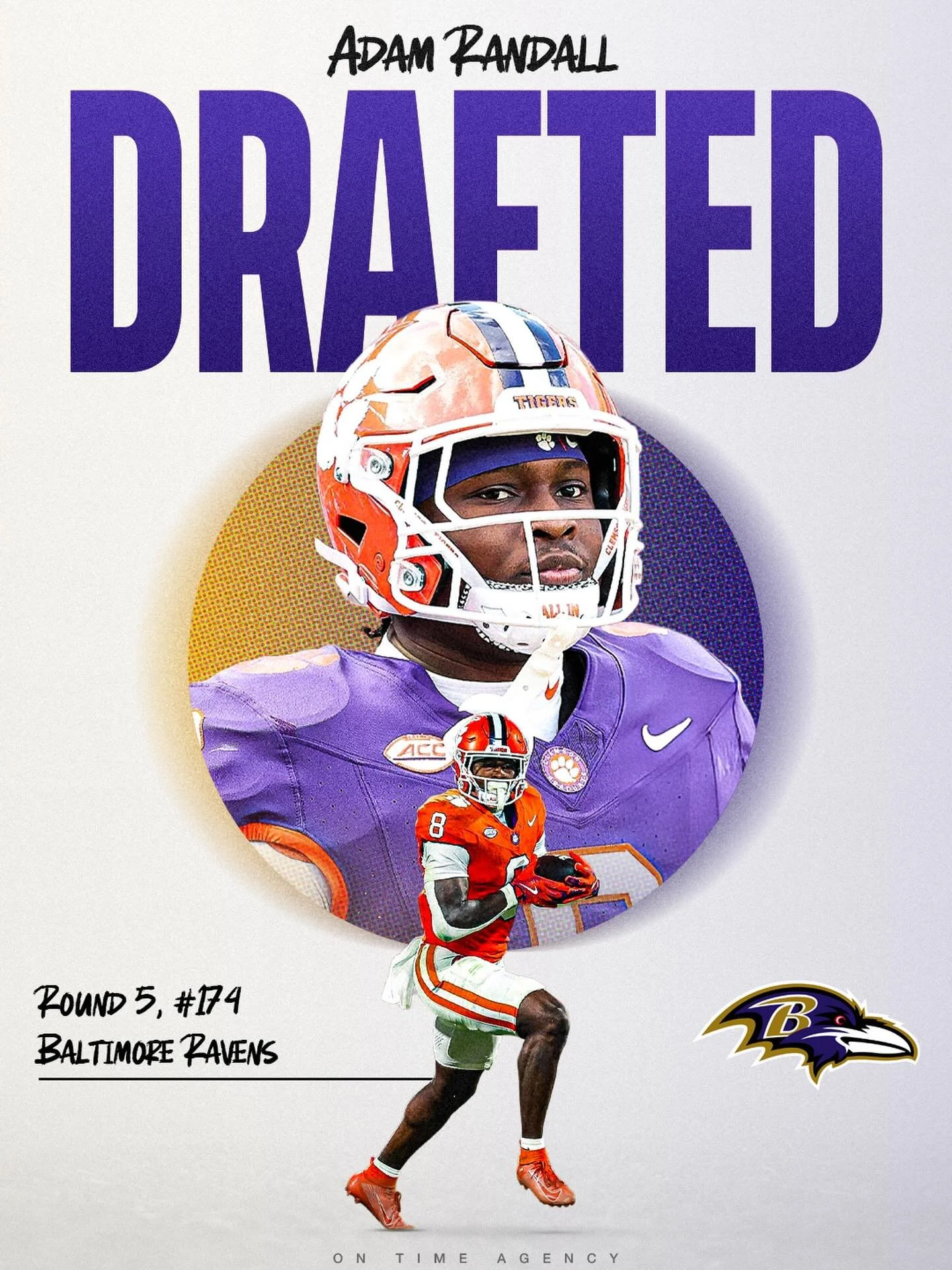 Adam Randall ➡️ Baltimore!

Congratulations @adam.randall8 on being drafted by the Baltimore Ravens⌚