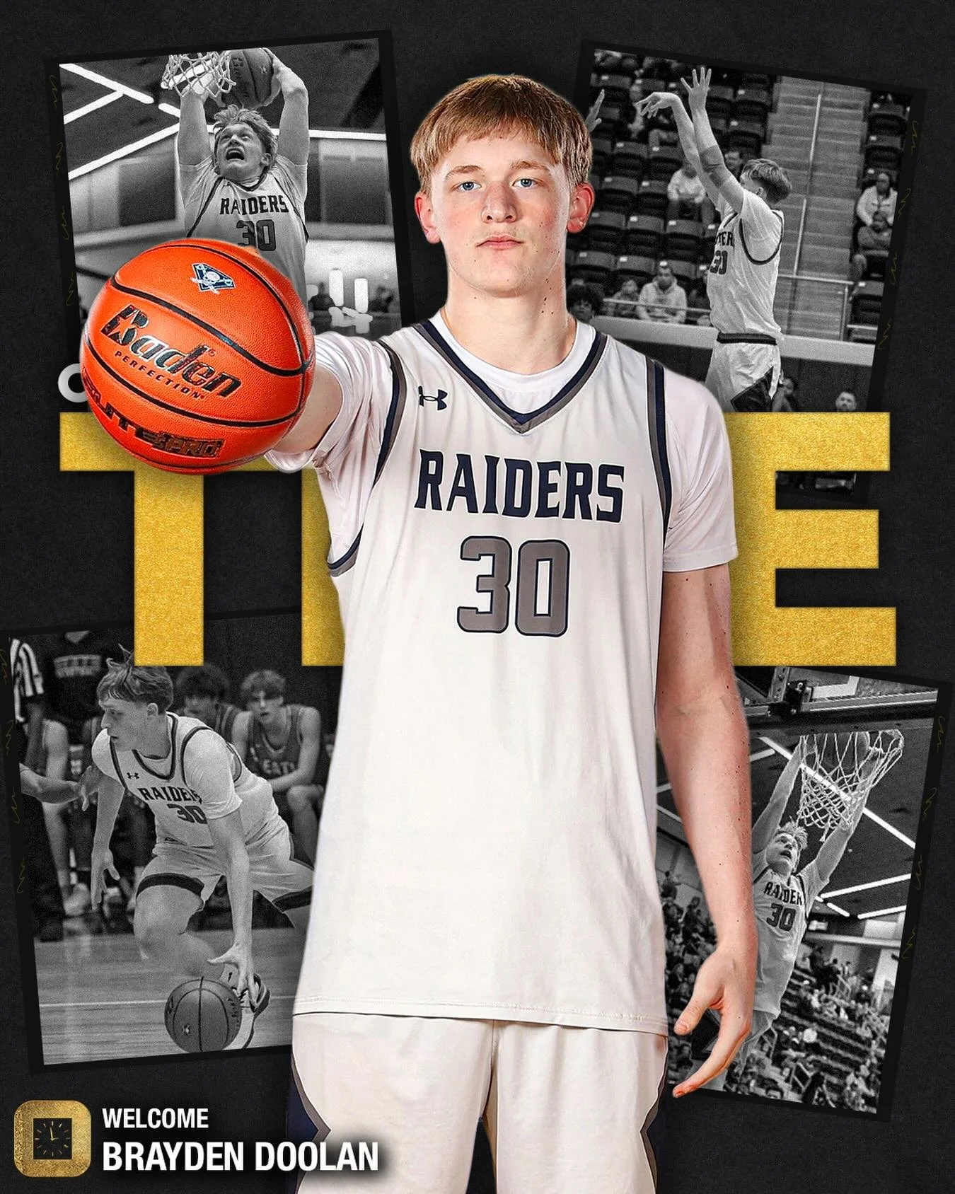 @brayden_doolan is officially On Time. A 6&rsquo;8 wing in the class of 2028, Brayden&rsquo;s journey is just getting started. We&rsquo;re excited to have him on board⌚