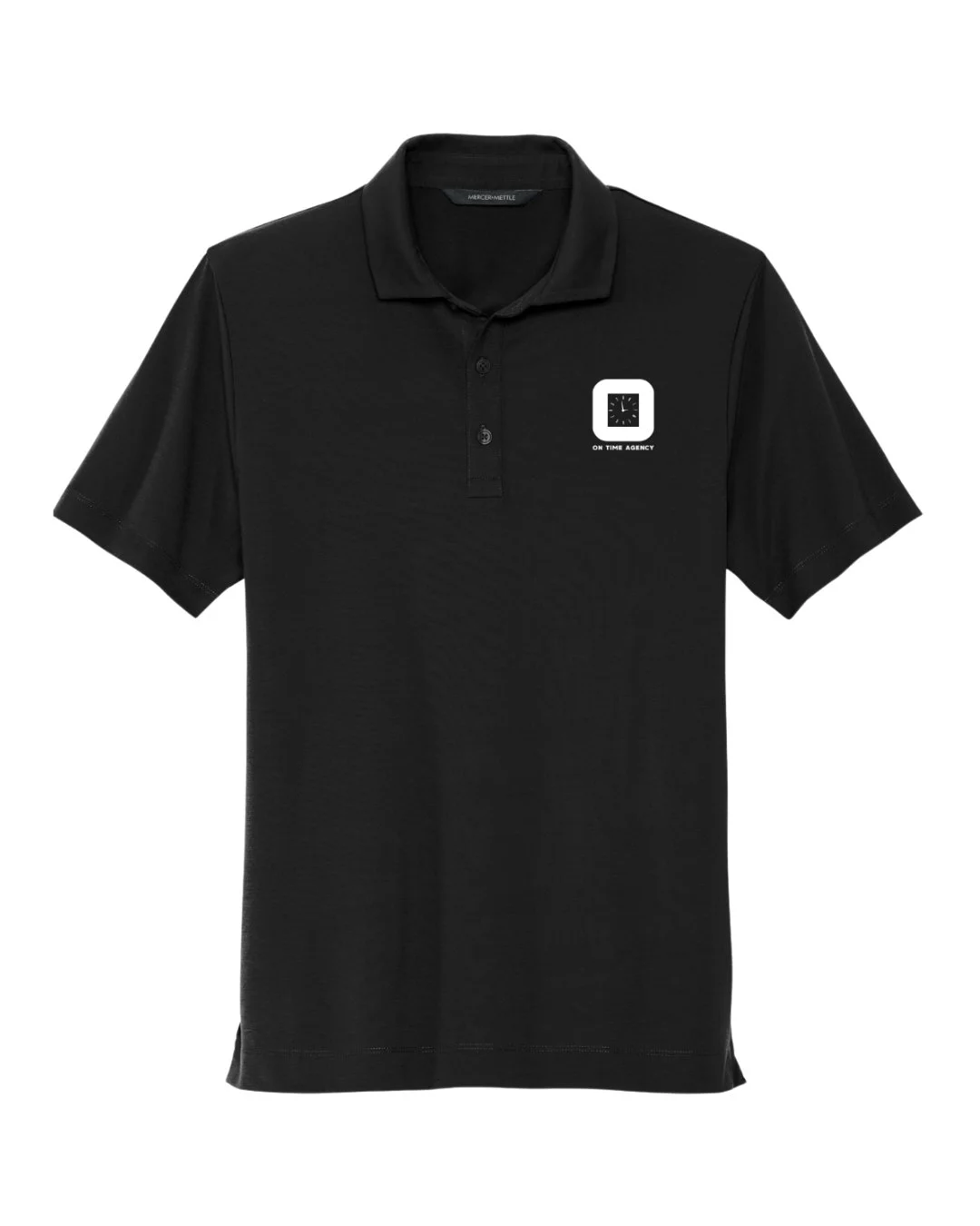 on time agency - merch product - ota logo polo black.jpg