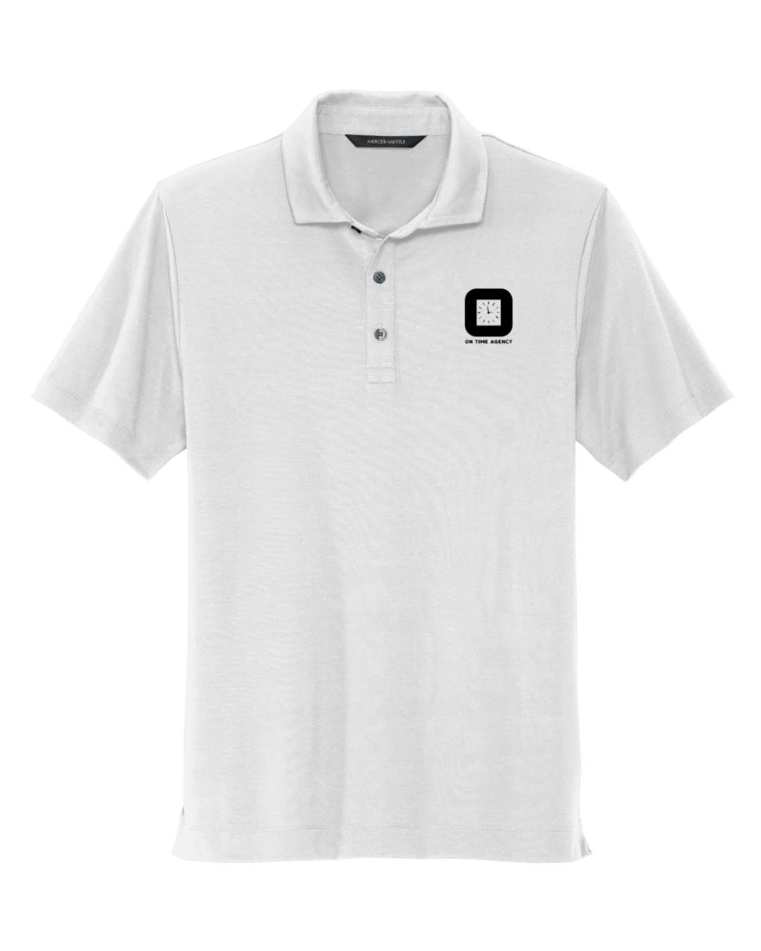 on time agency - merch product - ota logo polo white.jpg