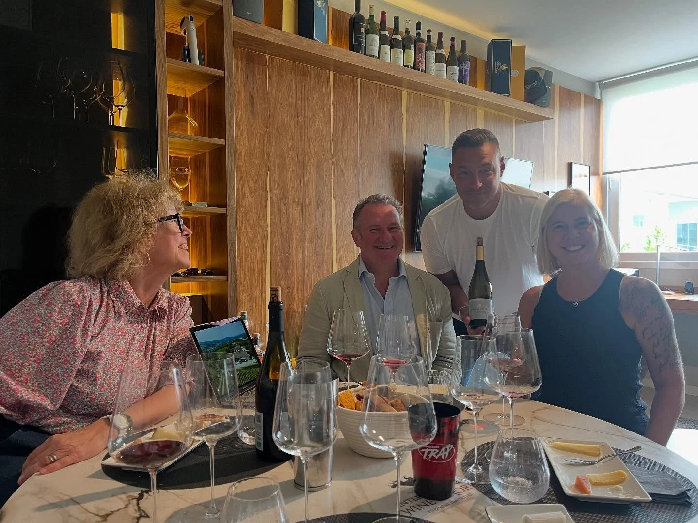 Great day marketing Begude wines in Buenos Aires with @internationalwinemore  #southoffrance #argentina #domainebegude #organicwines #limoux