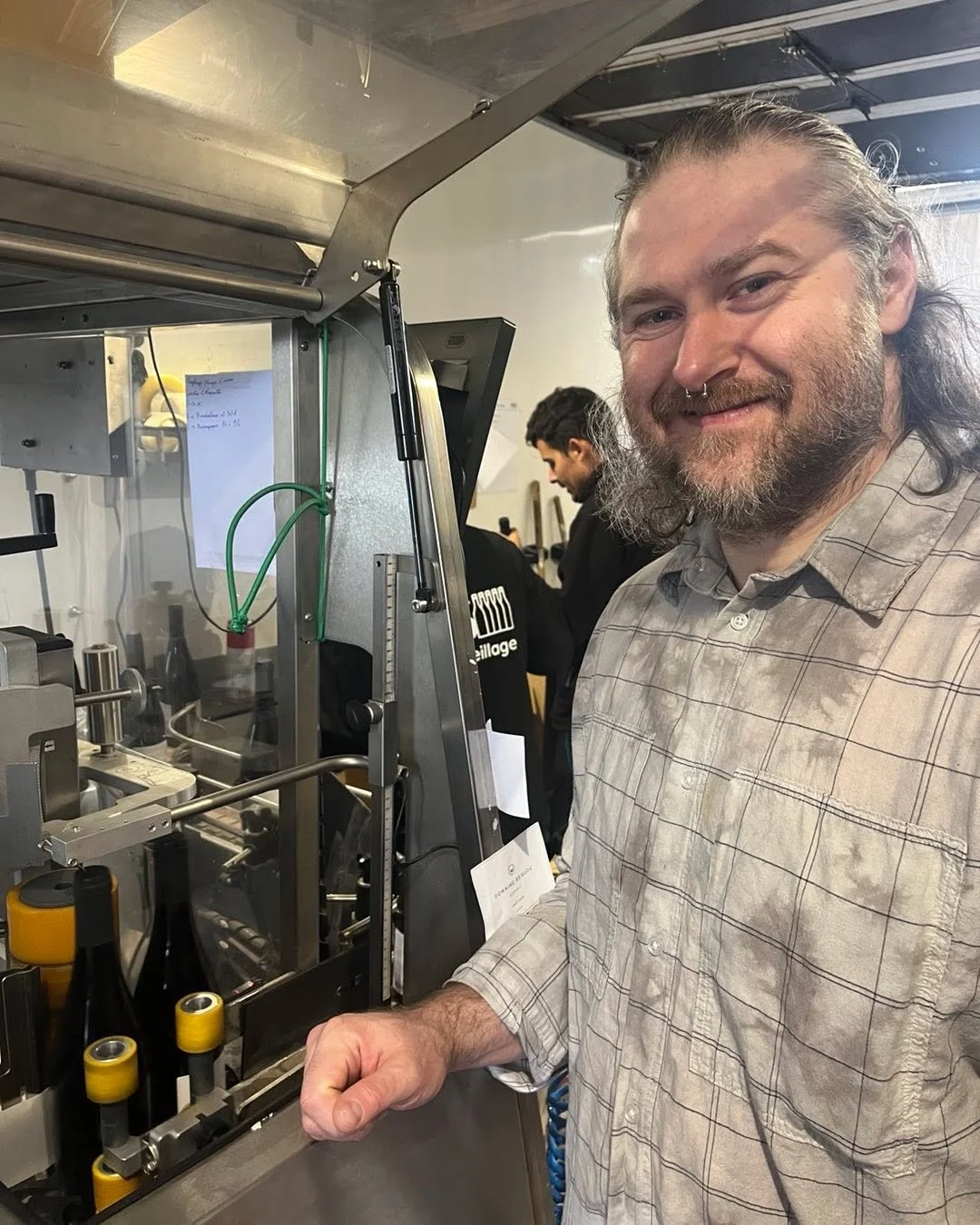 Piotr from @majesticwineaberdeen visiting today. Bottling #esprit