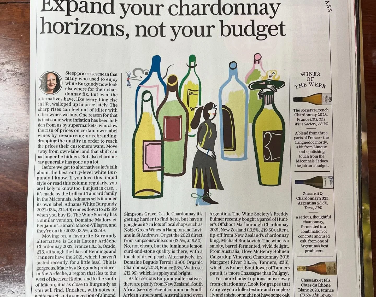 Huge thanks @how_to_drink for Terroir 11300 mention in today&rsquo;s Daily Telegraph.  She is so right- there are great value alternatives to white Burgundy out there!