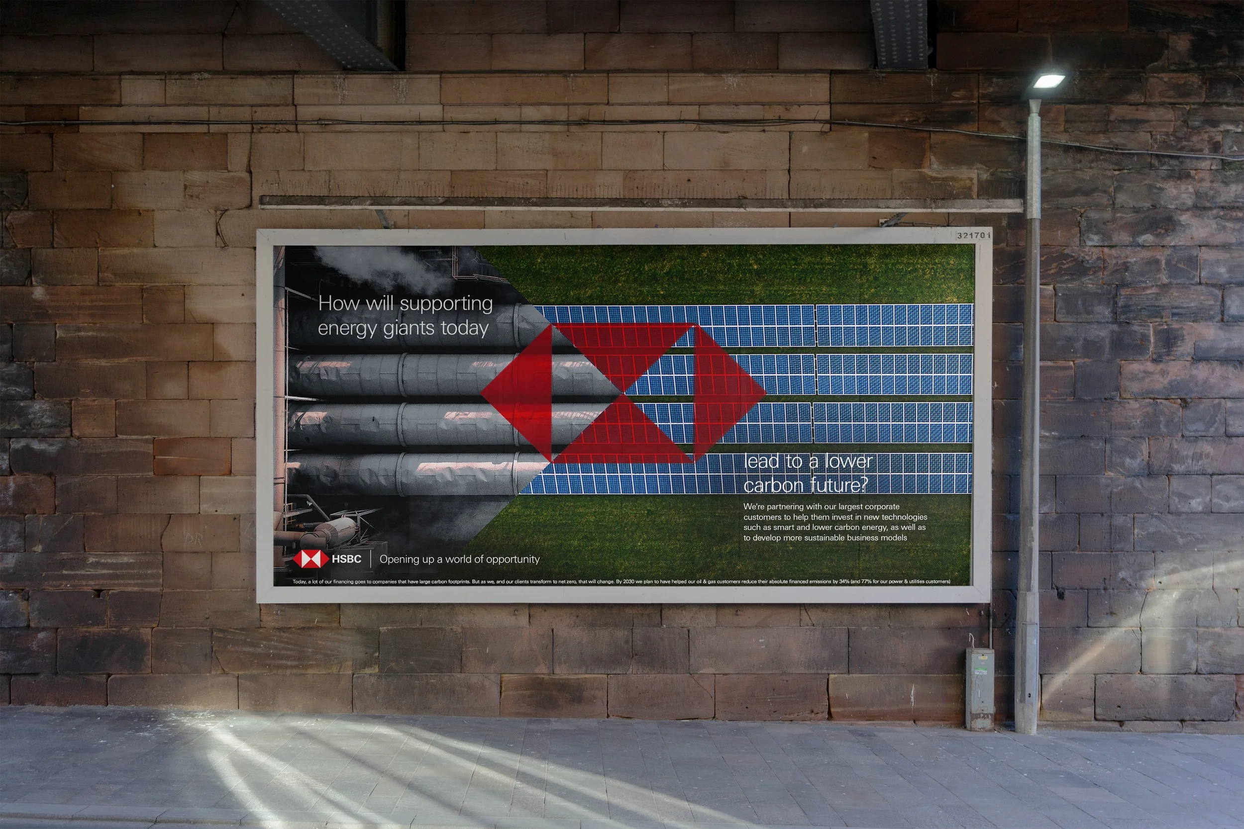 HSBC sustainability campaign - OOH 48 Sheet