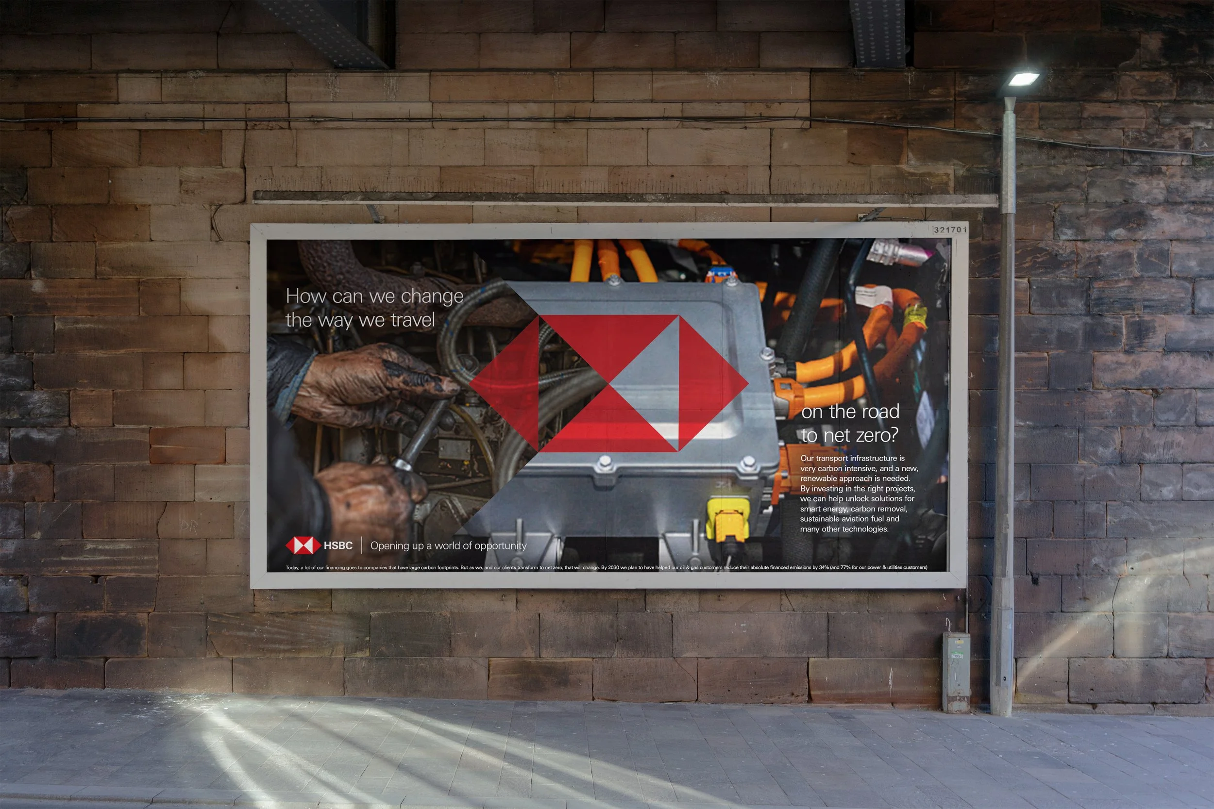 HSBC sustainability campaign - OOH 48 Sheet