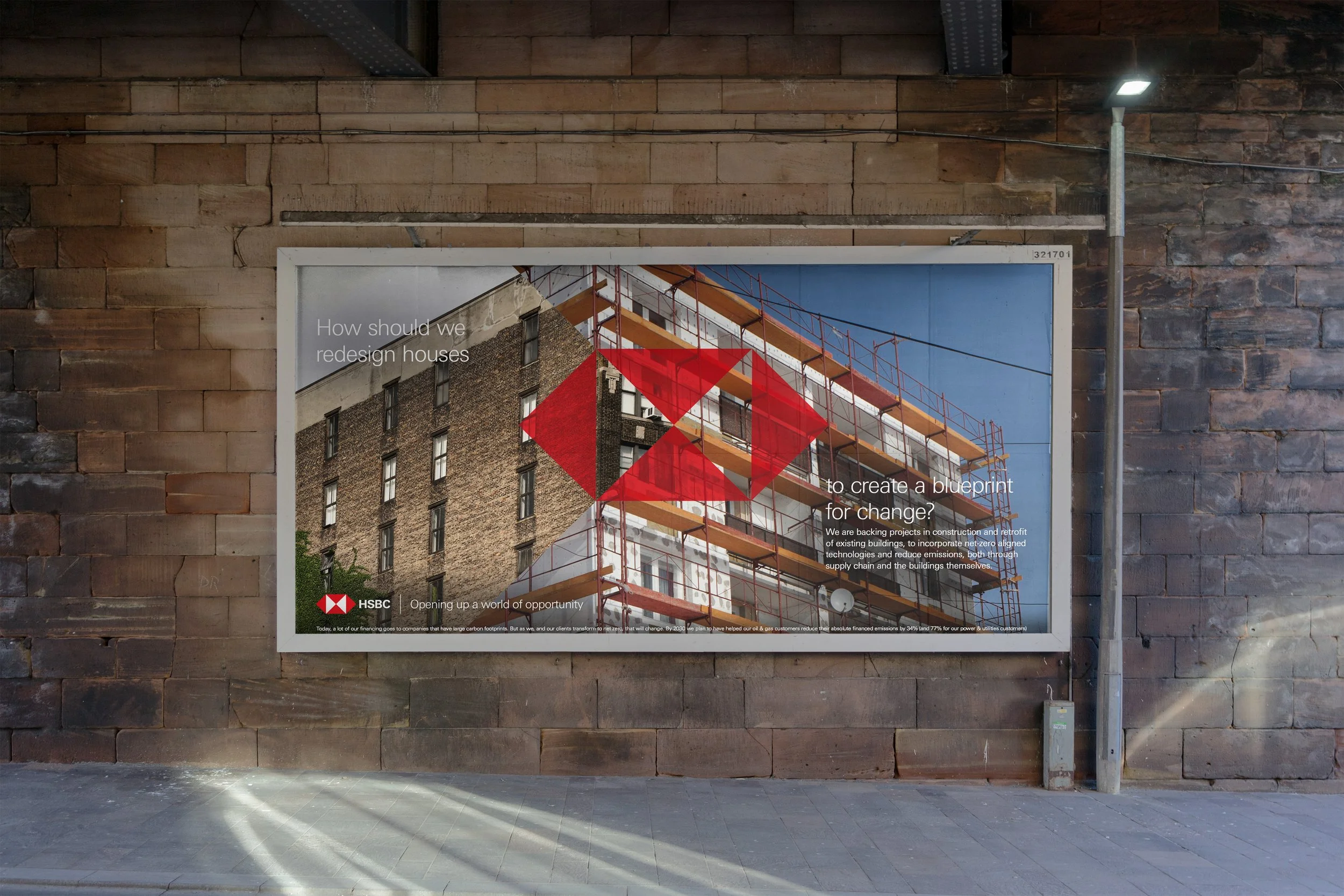 HSBC sustainability campaign - OOH 48 Sheet