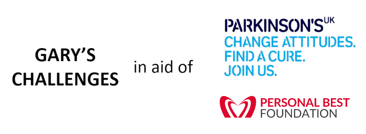 Gary's Challenges | In aid of Parkinson's UK &amp; Personal Best Foundation