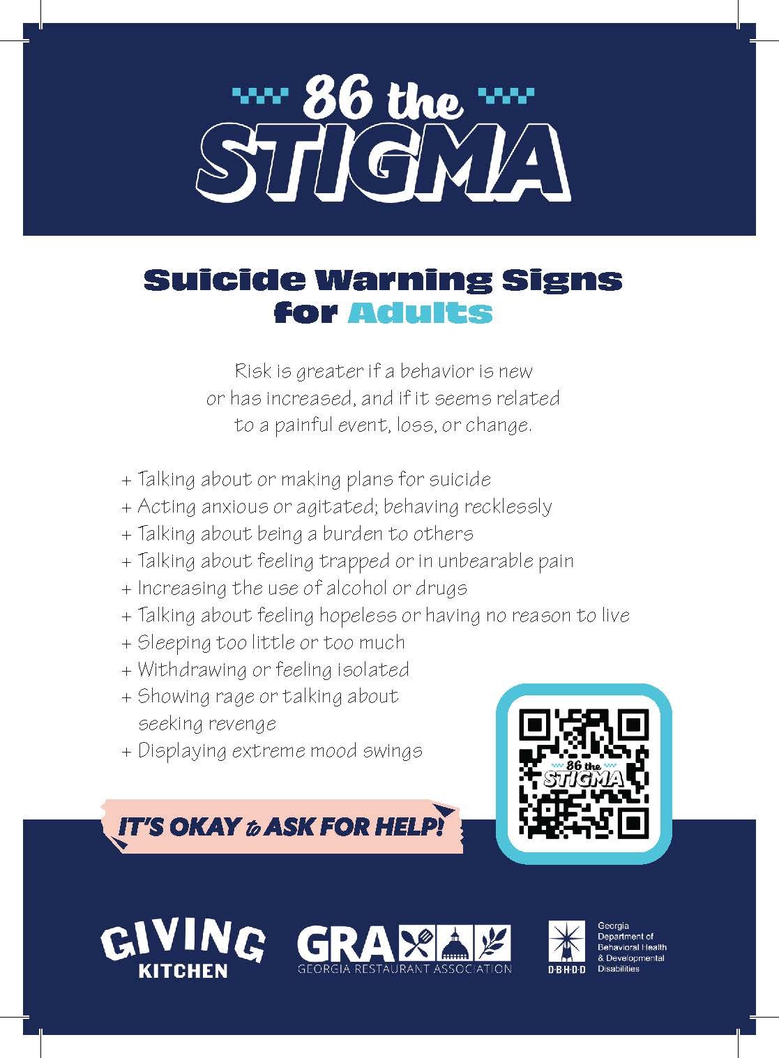 Warning Sign Cards for 86 the Stigma (Spanish/English)