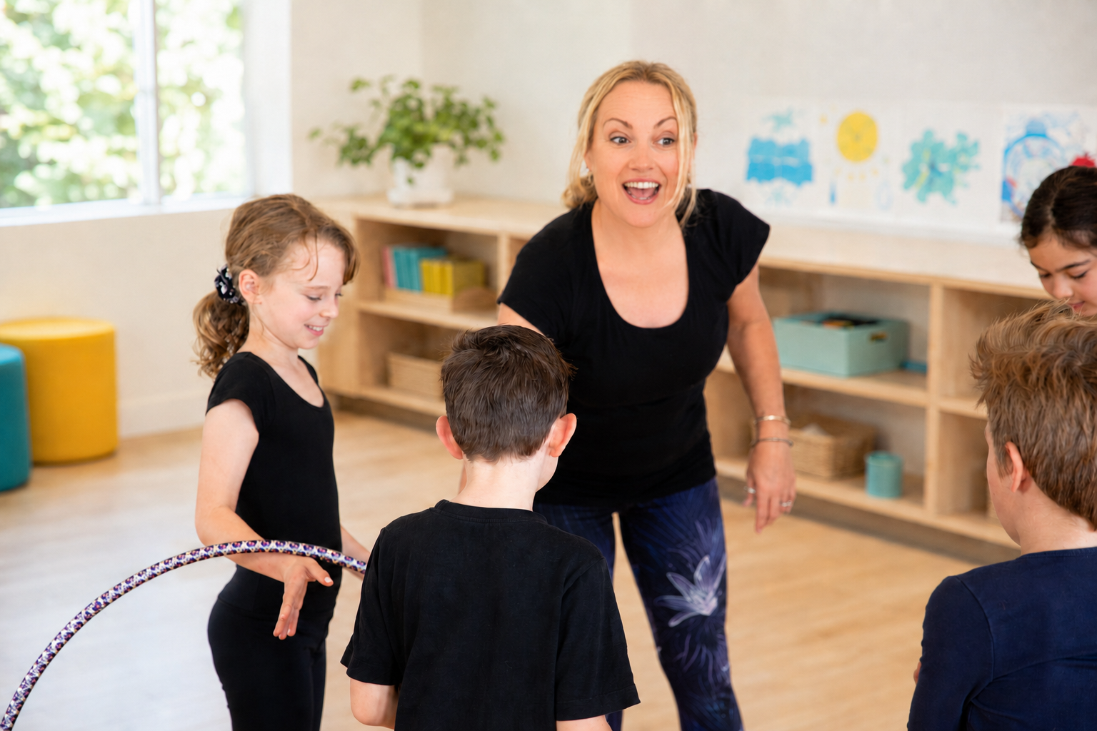 kids yoga somatic therapy in schools