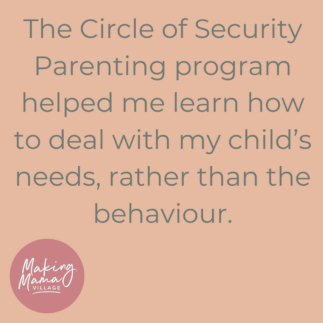 The parents who have attended the Circle of Security Parenting program with me have said that they loved being able to reflect on their children&rsquo;s behaviour and have a better understanding of the needs underlying those behaviours. Do you someti